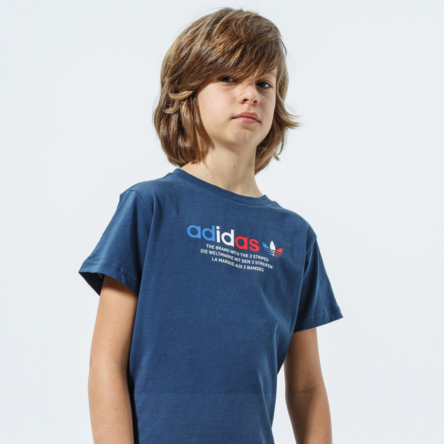 dětské tričko ADIDAS TRIČKO TEE MM GN7479 TMAVOMODRÁ