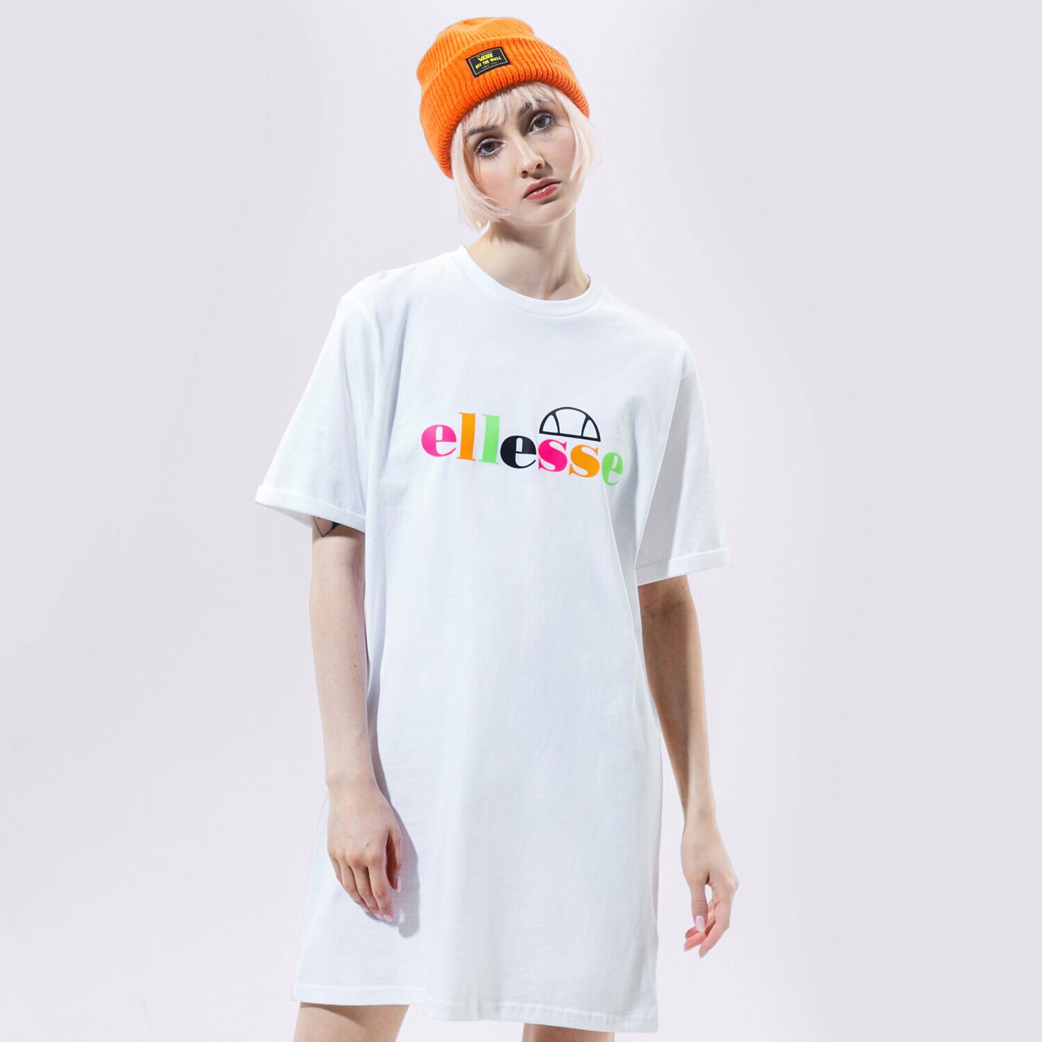 dámské šaty ELLESSE ŠATY INKA WHT SGF10515908 BÍLÁ
