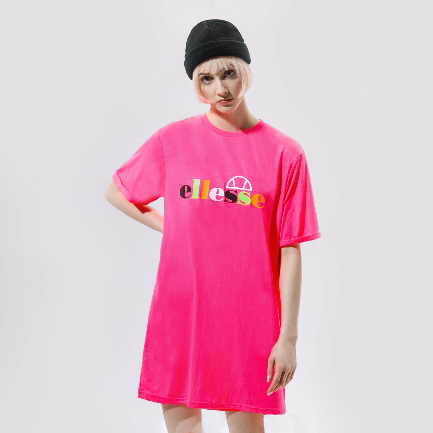 dámské šaty ELLESSE ŠATY INKA PINK SGF10515811 RŮŽOVÁ