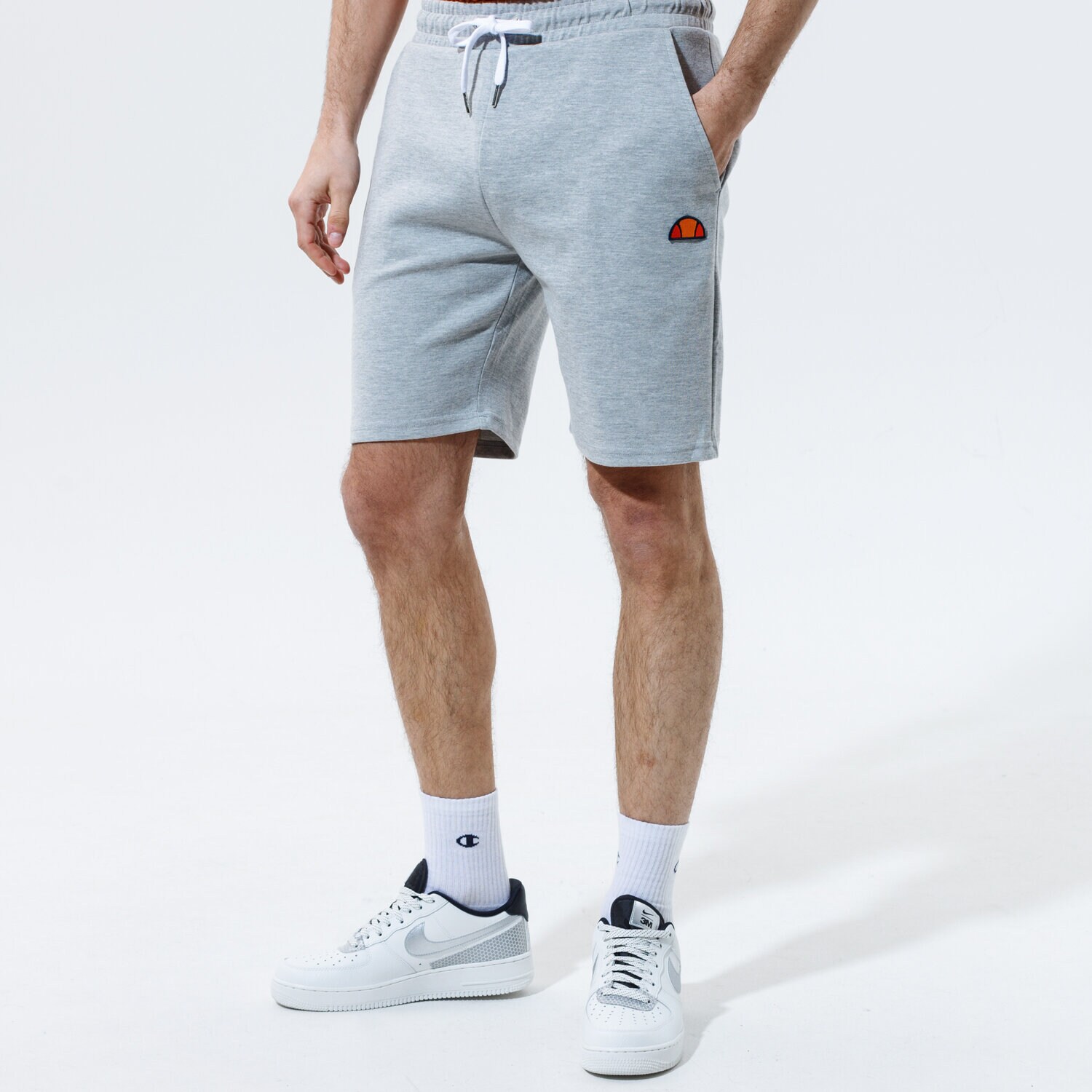 pánské kraťasy ELLESSE ŠORTKY  OLE GREY SHC09976112 ŠEDÁ