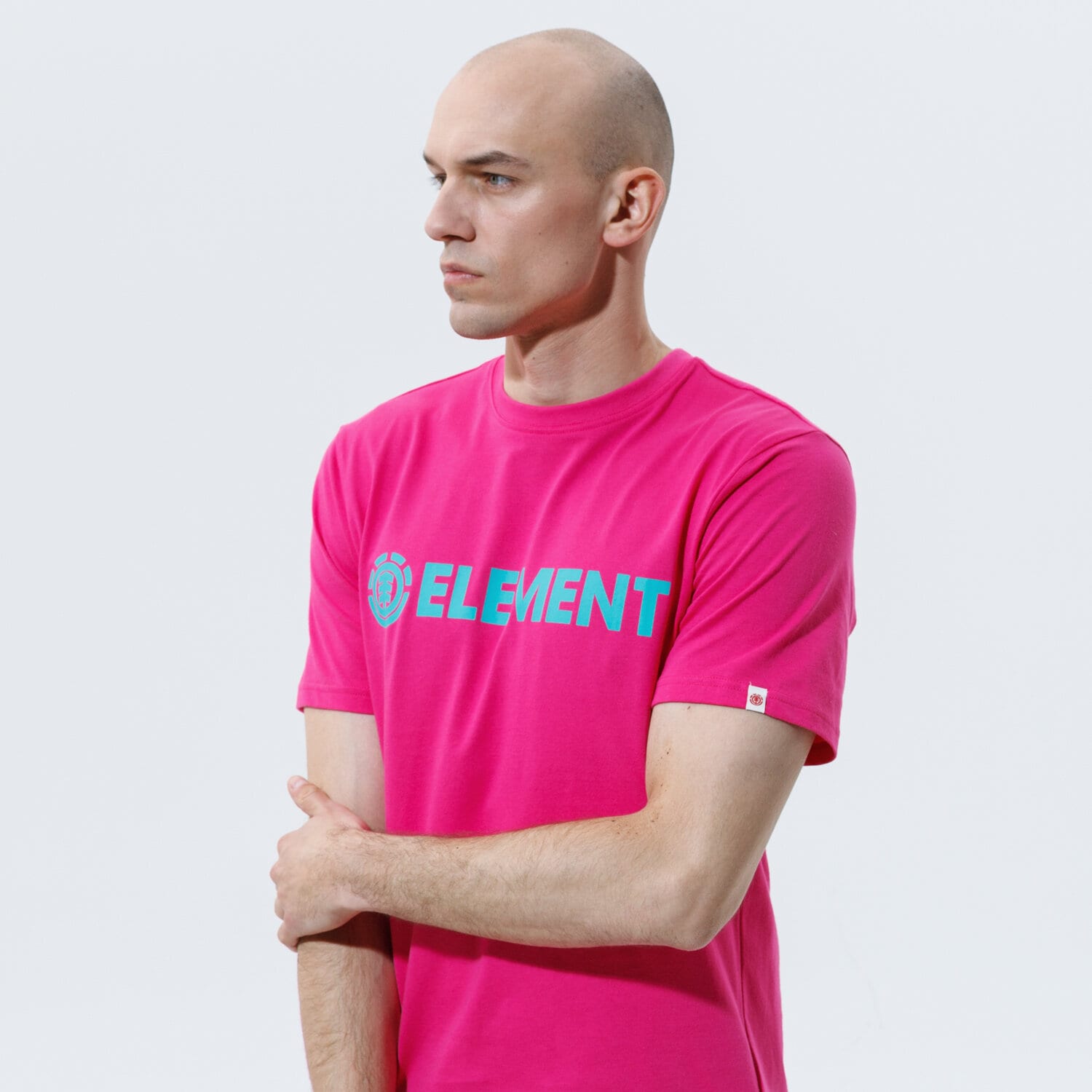 pánské tričko ELEMENT TRIČKO BLAZIN SS Q1SSA63LF94620 RŮŽOVÁ