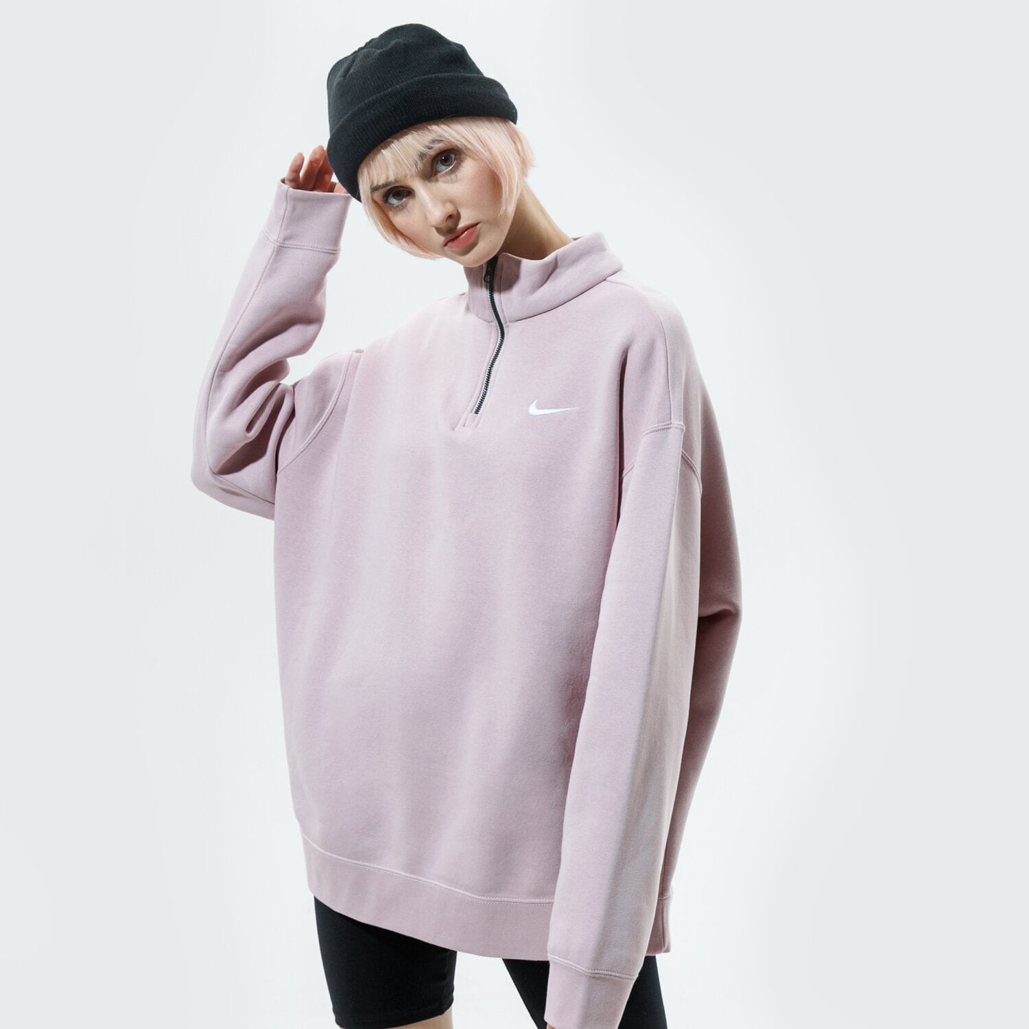 dámská mikina NIKE MIKINA SPORTSWEAR DC5424-645 RŮŽOVÁ