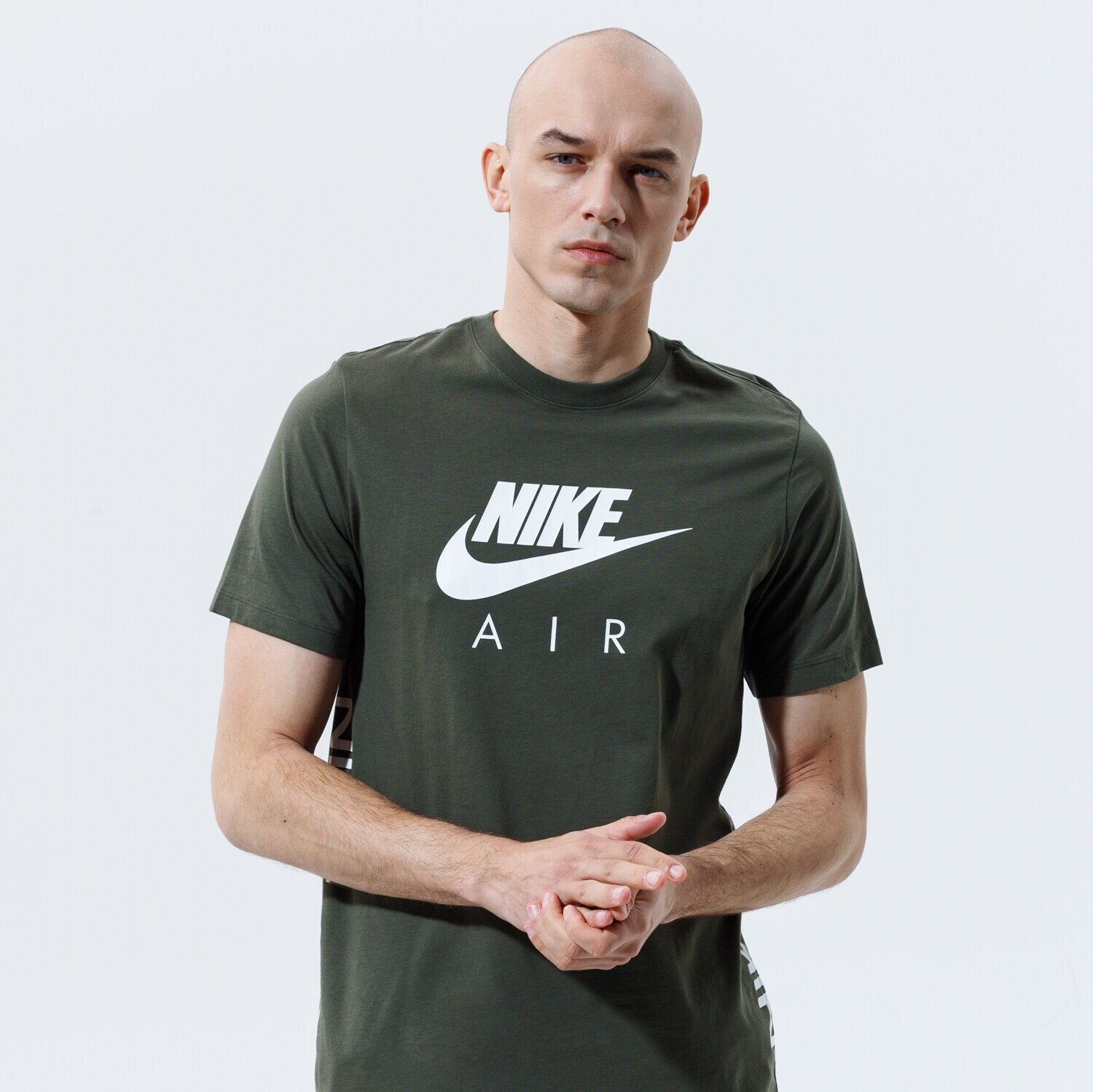 pánské tričko NIKE TRIČKO AIR DA0933-325 KHAKI
