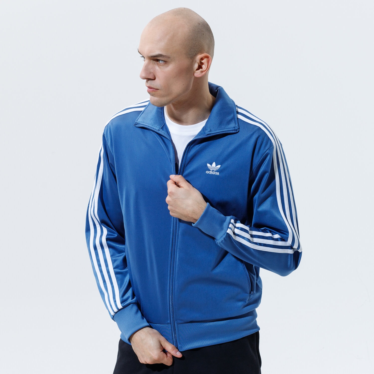 pánská mikina ADIDAS MIKINA ROZEPÍNACÍ FBIRD TT GN3522 MODRÁ