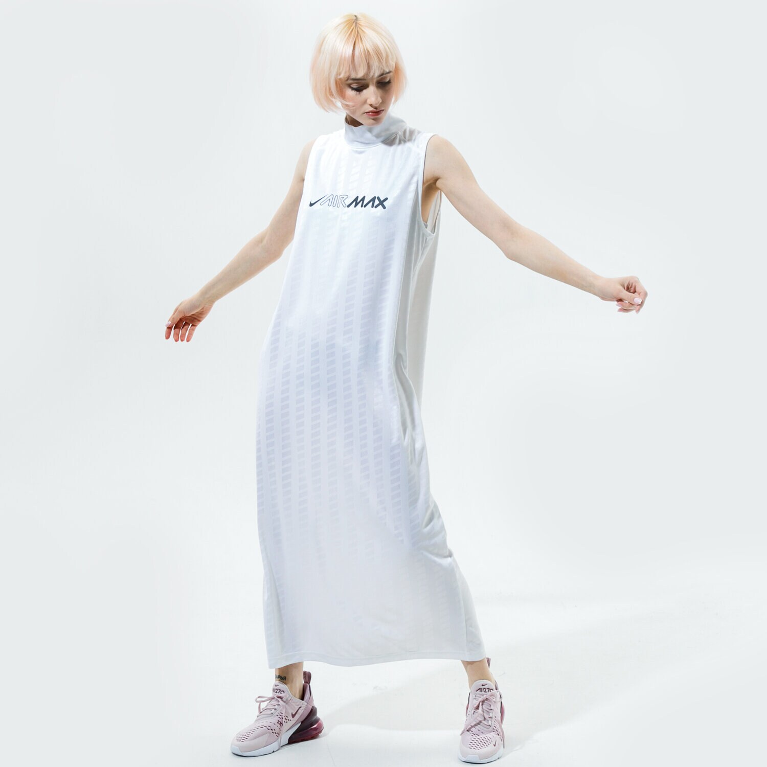 dámské šaty NIKE ŠATY SPORTSWEAR CZ8282-100 BÍLÁ
