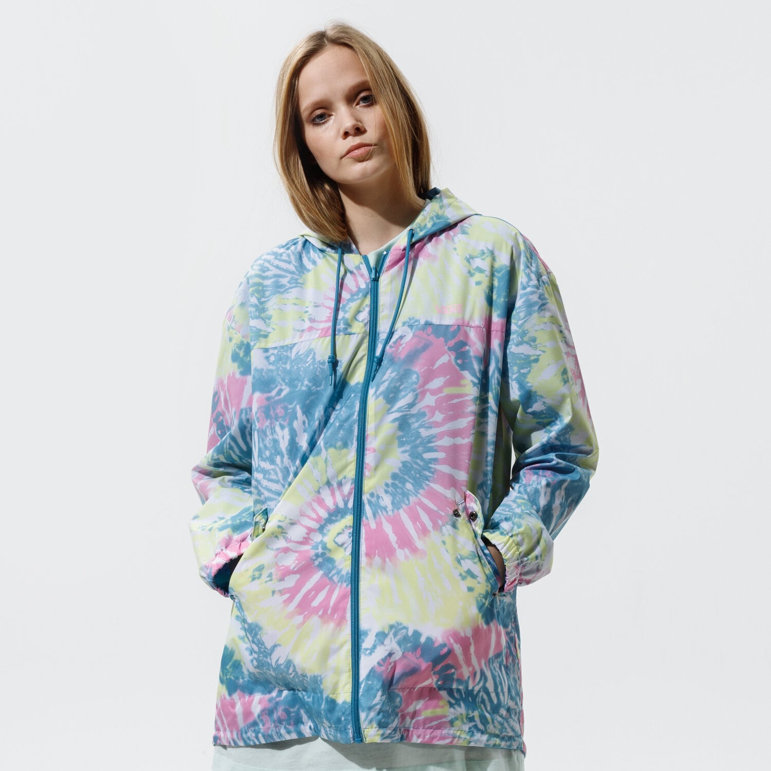 Přechodná bunda dámská (podzimní, jarní) VANS BUNDA WM MERCY REVERSIBLE PARKA ORCHID VN0A34FM0FS1 VÍCEBAREVNÁ