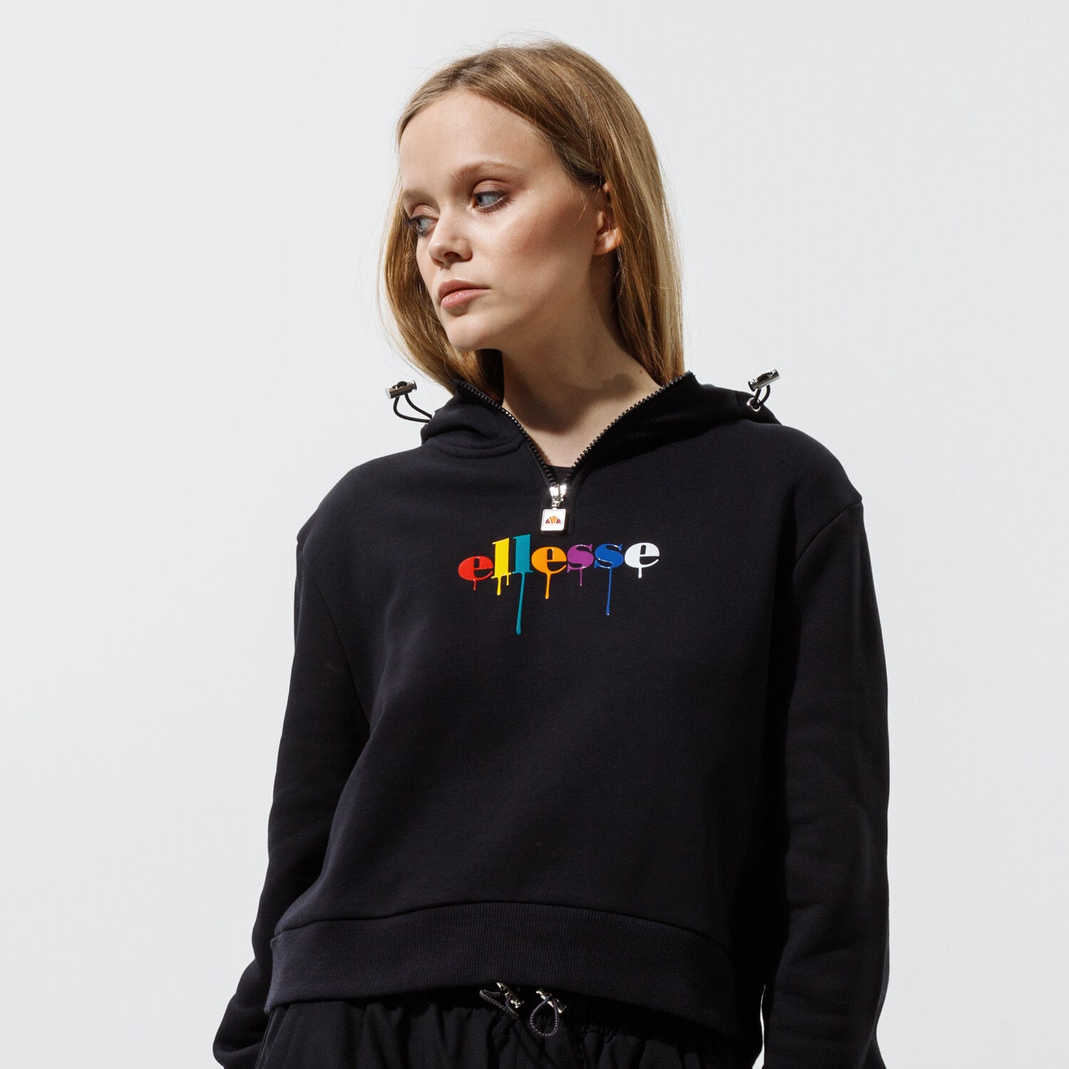 dámská mikina ELLESSE MIKINA S KAPUCÍ TOMA OH HOODY BLK SGI11090011 ČERNÁ