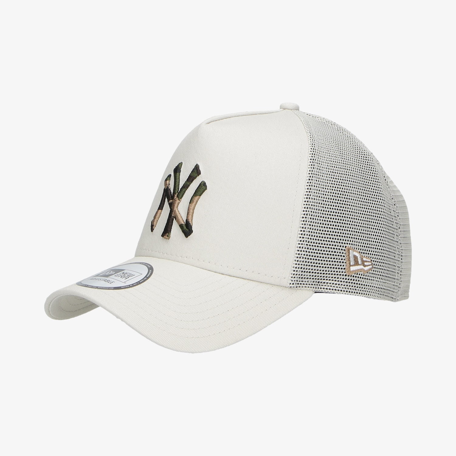 dětská kšiltovka NEW ERA ČEPICE CAMO INFILL TRUCKER NEYYAN STN 60112692 BÍLÁ
