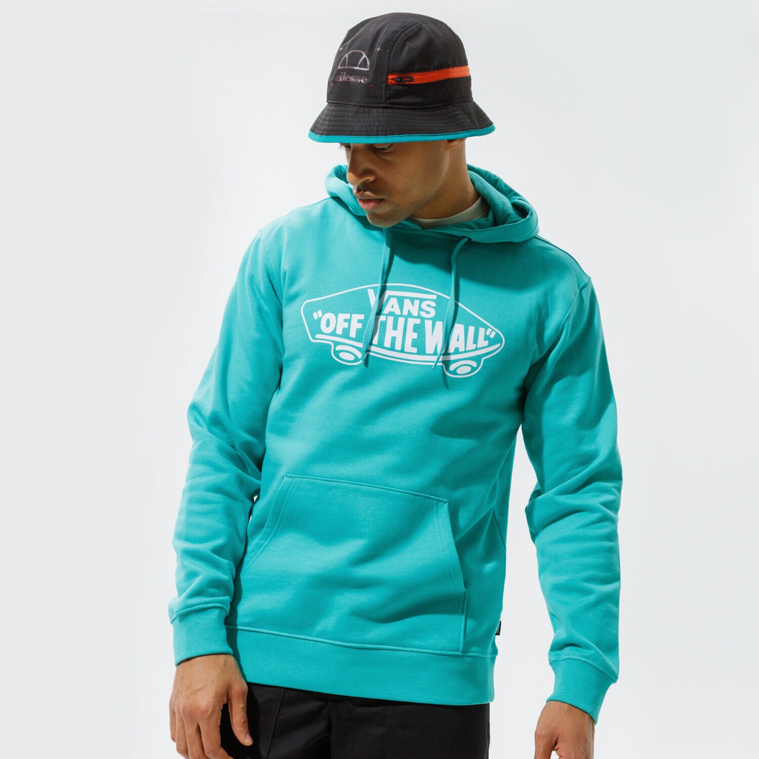 pánská mikina VANS MIKINA S KAPUCÍ OTW PO II VN0A45CKZ6R1 MODRÁ