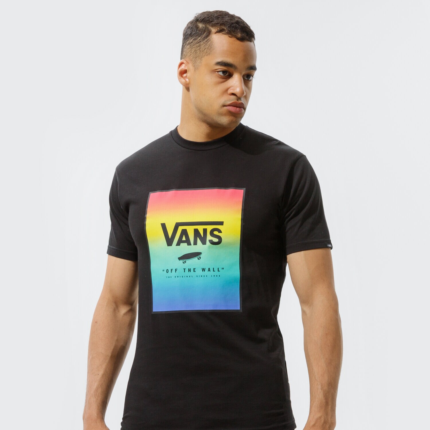 pánské tričko VANS TRIČKO CLASSIC PRINT BOX VN0A5E7YZ4Y1 ČERNÁ