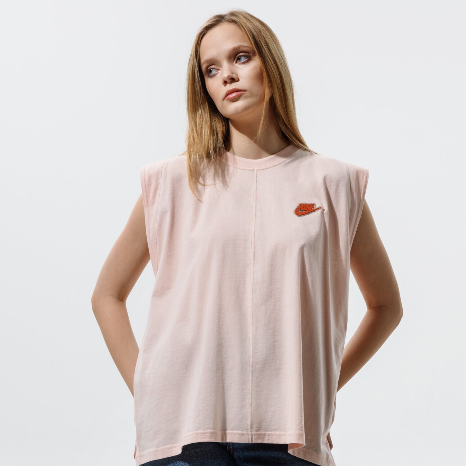 dámské tričko NIKE TRIČKO W NSW TOP EARTH DAY CZ9251-805 RŮŽOVÁ
