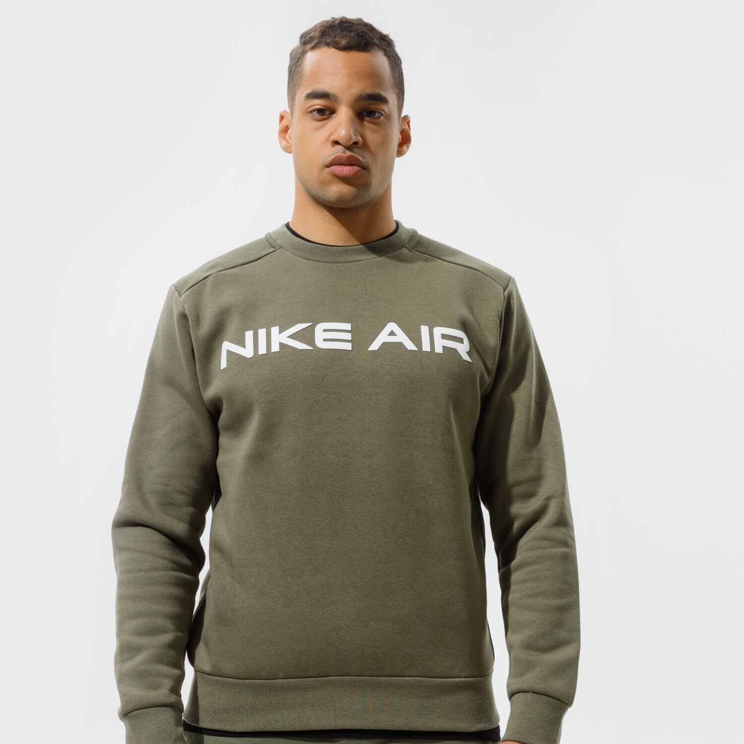 pánská mikina NIKE MIKINA AIR DA0220-222 KHAKI