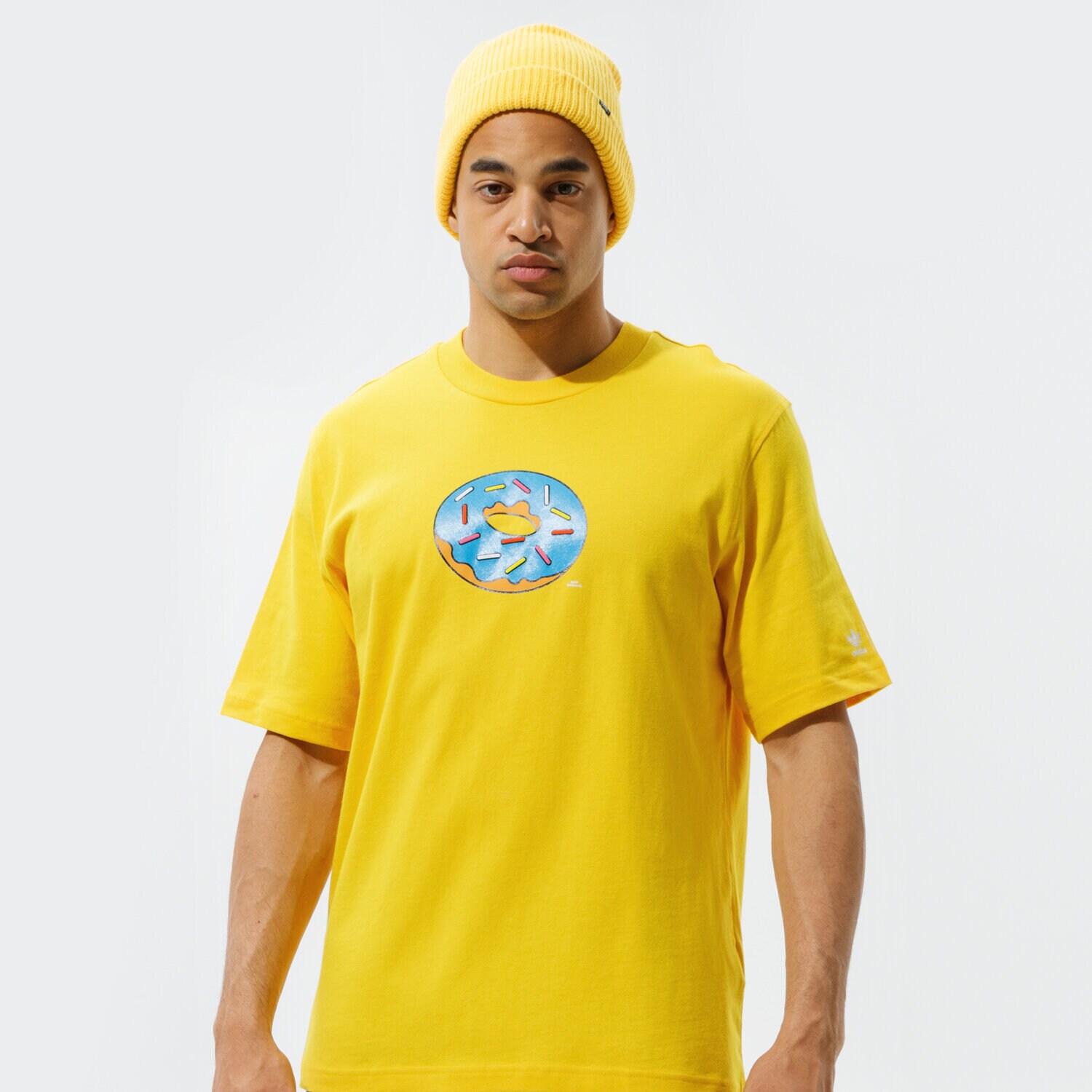 pánské tričko ADIDAS TRIČKO SIMPSONS DONUTS TEE HA5818 ŽLUTÁ