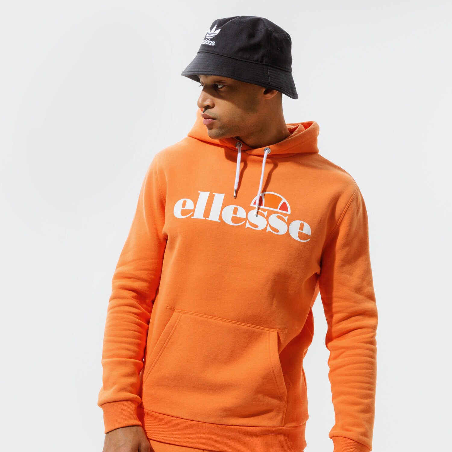 pánská mikina ELLESSE MIKINA S KAPUCÍ SL GOTTERO OH HOODY ORNG SHI07407704 ORANŽOVÁ