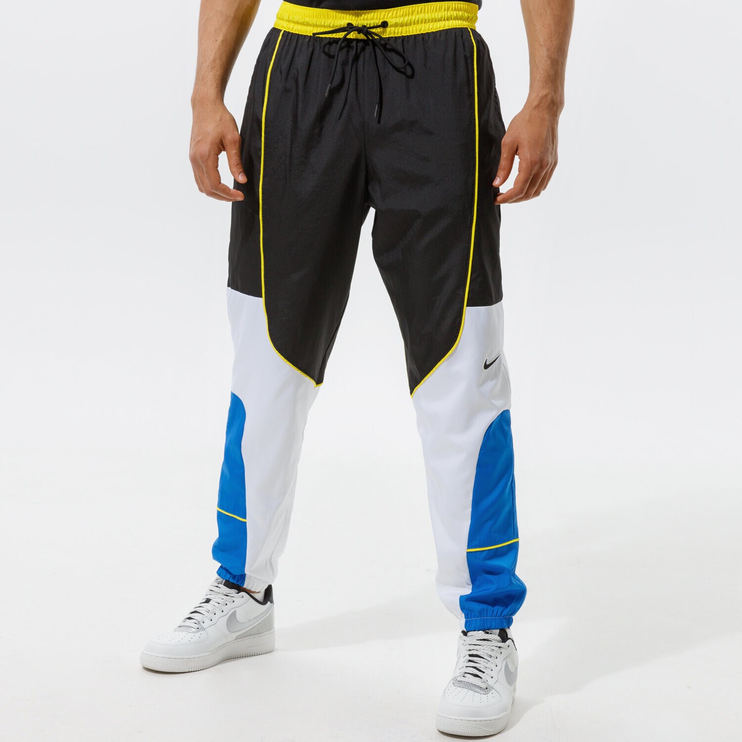 pánské kalhoty NIKE KALHOTY  THROWBACK NBA CV1914-013 ČERNÁ