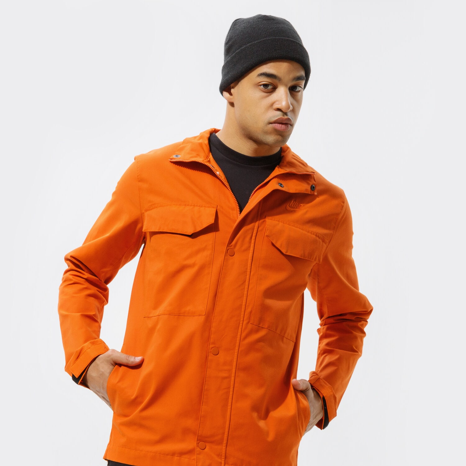 Přechodná bunda pánská (podzimní, jarní) NIKE BUNDA SPORTSWEAR CZ9922-893 ORANŽOVÁ