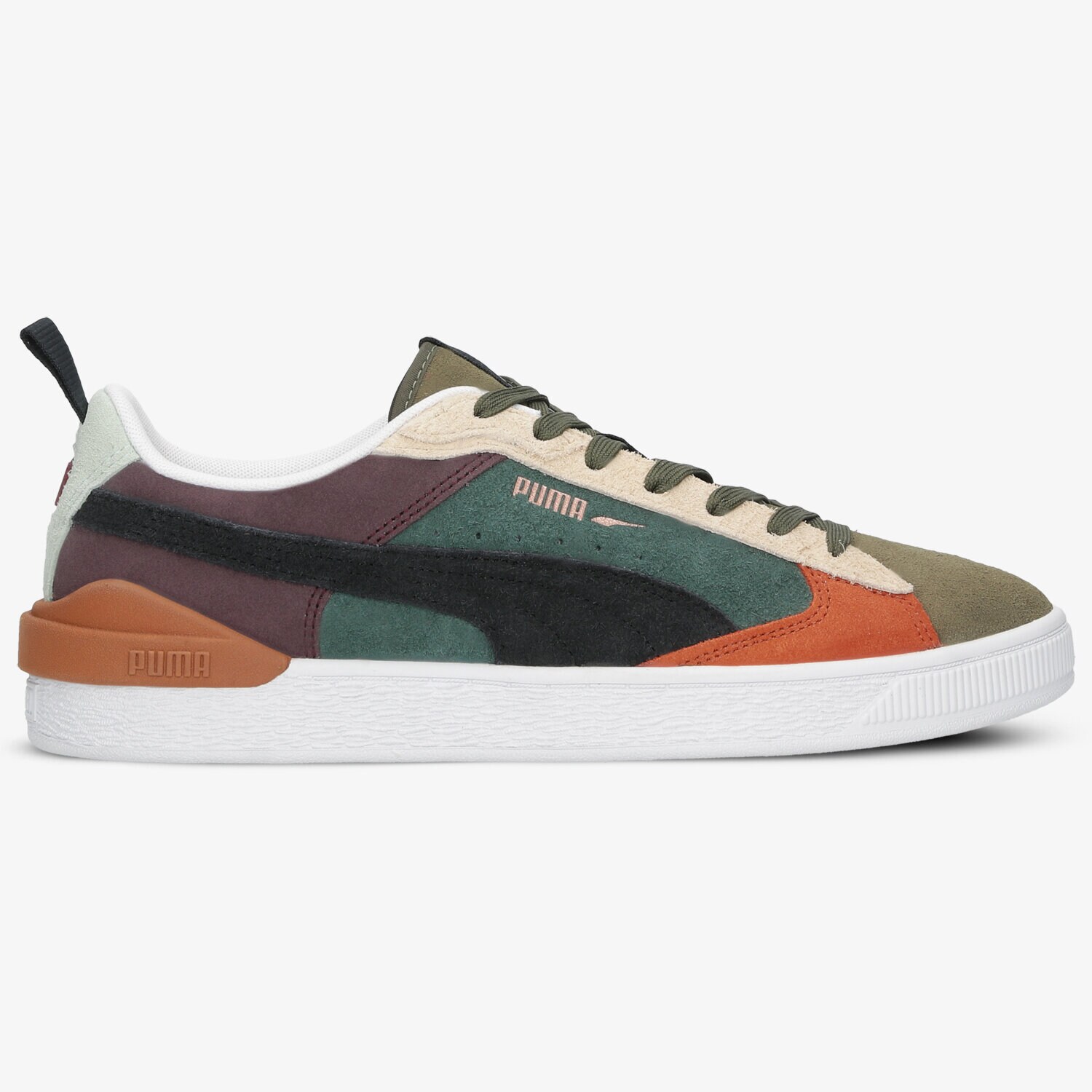 pánské tenisky PUMA SUEDE BLOC WTFORMSTRIPE 38118402 VÍCEBAREVNÁ