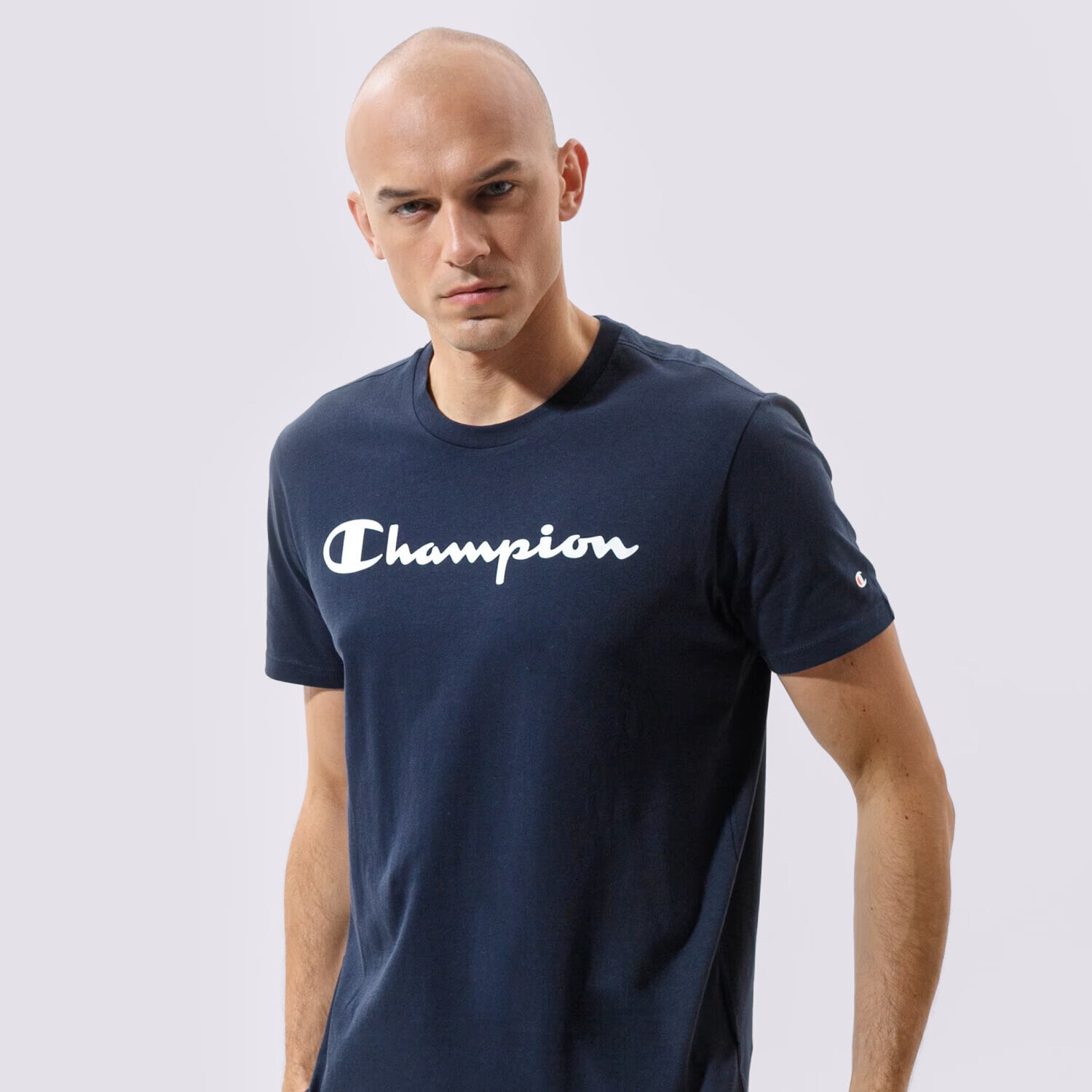 pánské tričko CHAMPION TRIČKO CREWNECK TEE 216957BS501 TMAVOMODRÁ