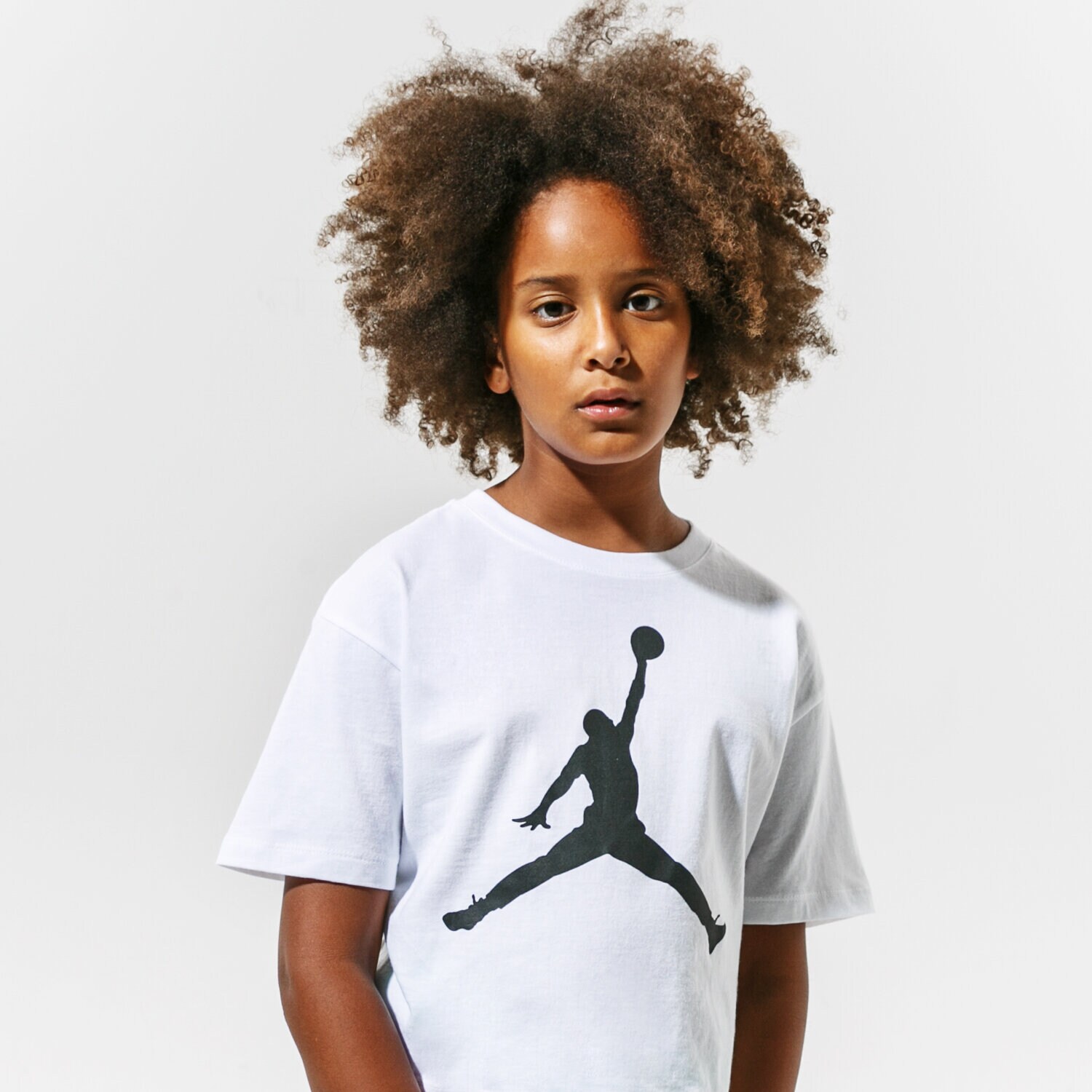 dětské tričko JORDAN TRIČKO JDG SHORT SLEEVE GRAPHIC TRIČKO GIRL 45A437-001 BÍLÁ