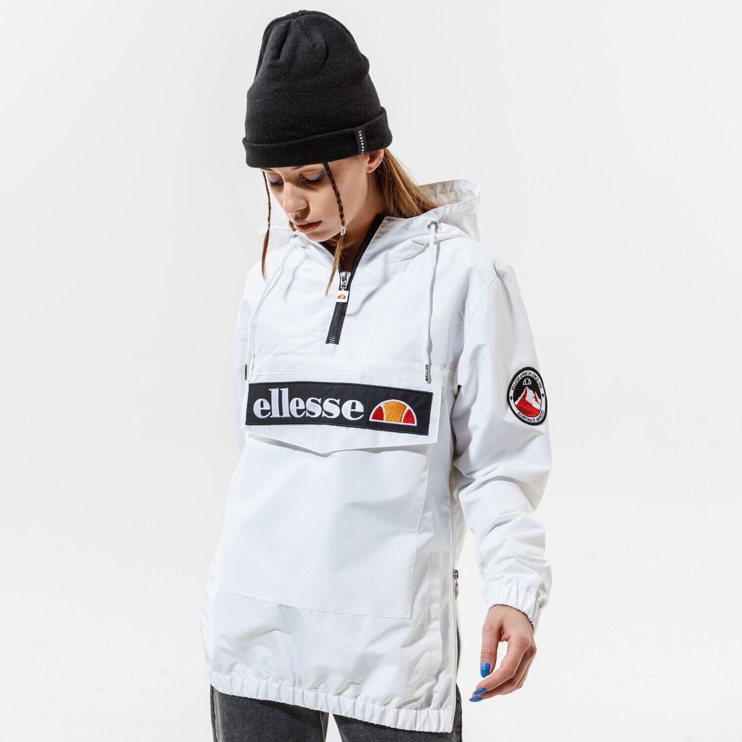 Přechodná bunda dámská (podzimní, jarní) ELLESSE BUNDA MONTEZ OH JACKET WHT SGI09429908 BÍLÁ