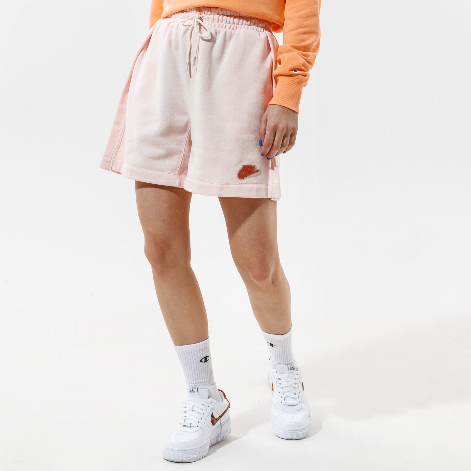 dámské kraťasy NIKE ŠORTKY  W NSW SHORT EARTH DAY FT CZ9249-805 RŮŽOVÁ