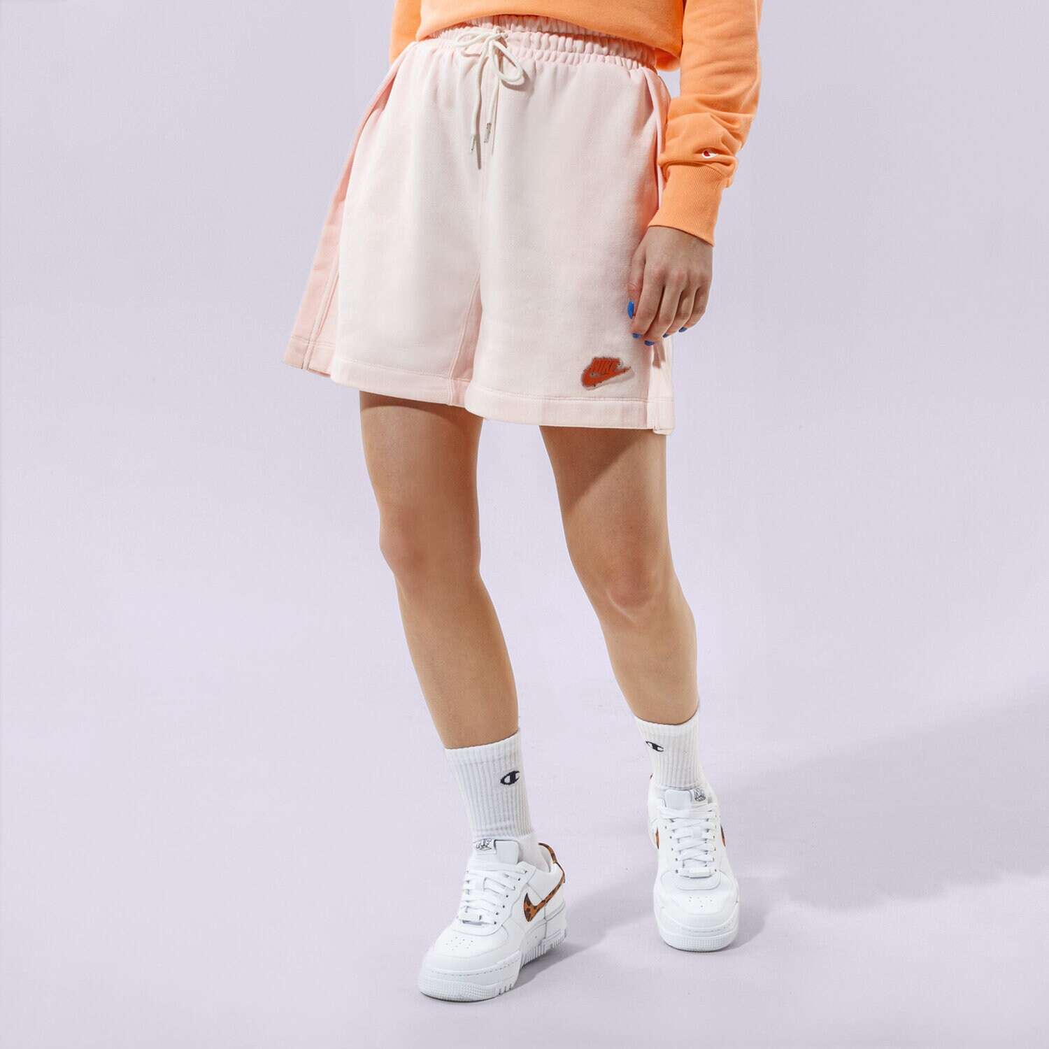 dámské kraťasy NIKE ŠORTKY  W NSW SHORT EARTH DAY FT CZ9249-805 RŮŽOVÁ