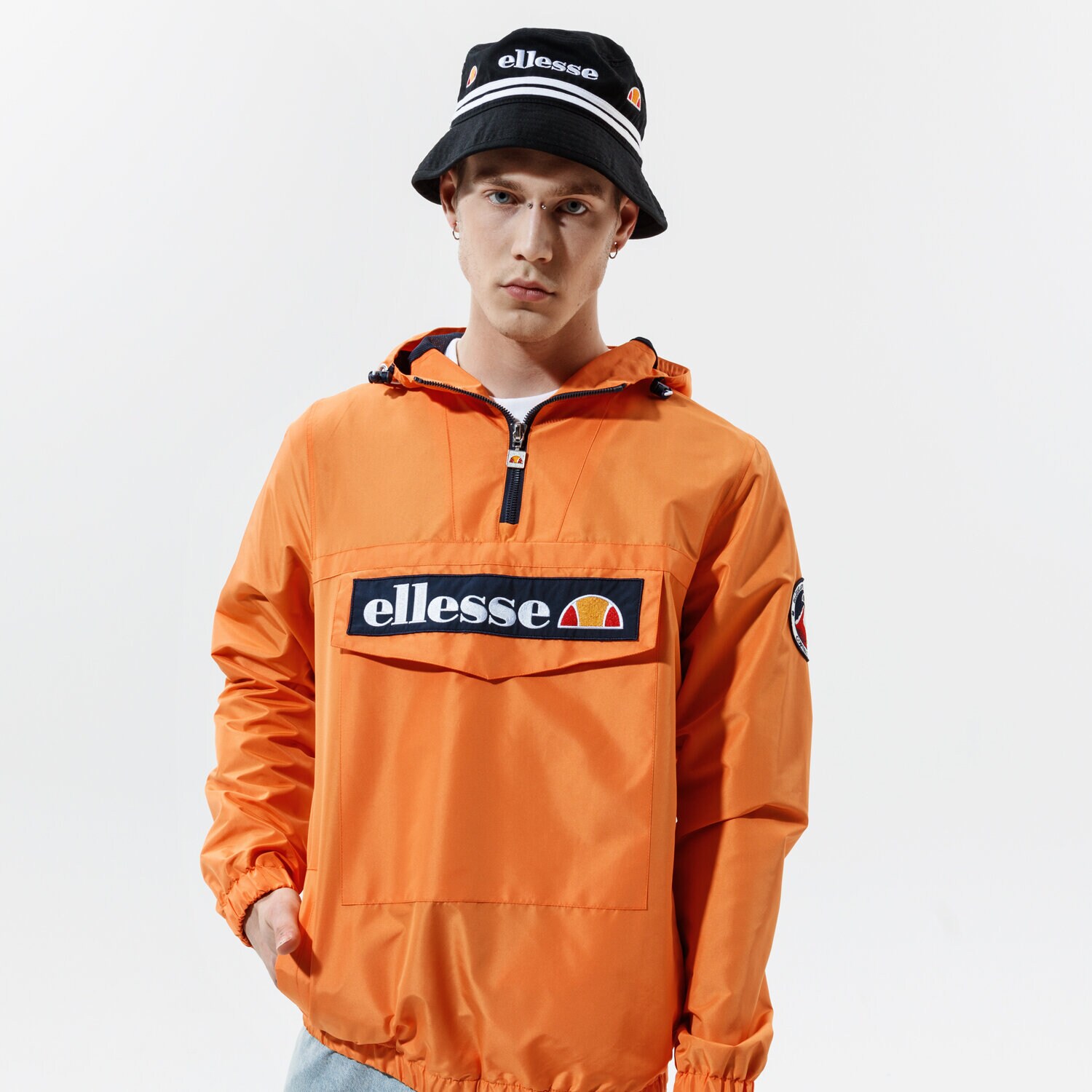 Přechodná bunda pánská (podzimní, jarní) ELLESSE BUNDA MONT 2 OH JACKET ORNG SHI06040704 ORANŽOVÁ
