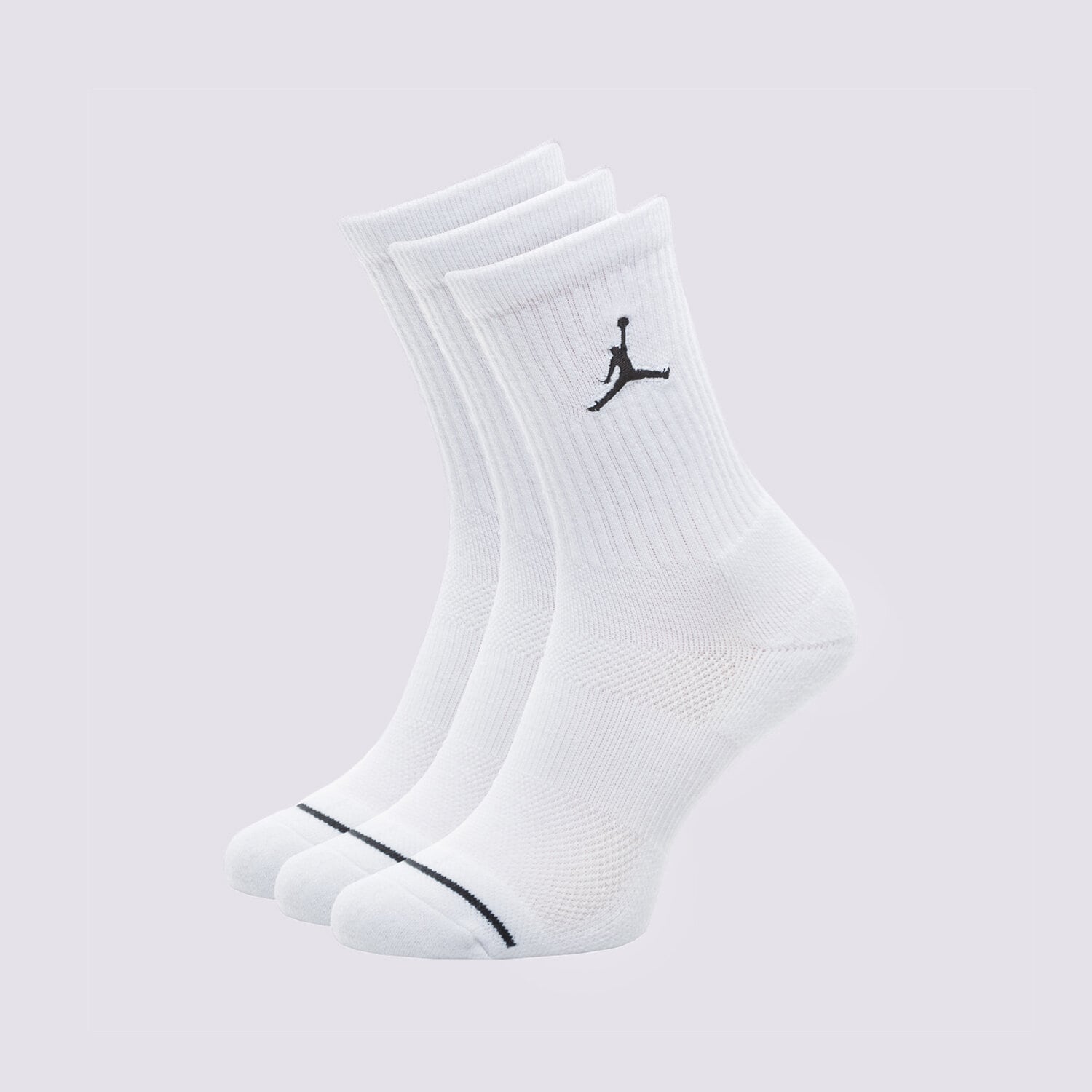 dámské ponožky JORDAN PONOŽKY UNISEX JORDAN JUMPMAN CREW SOCKS (3 PACK) SX5545-100 BÍLÁ