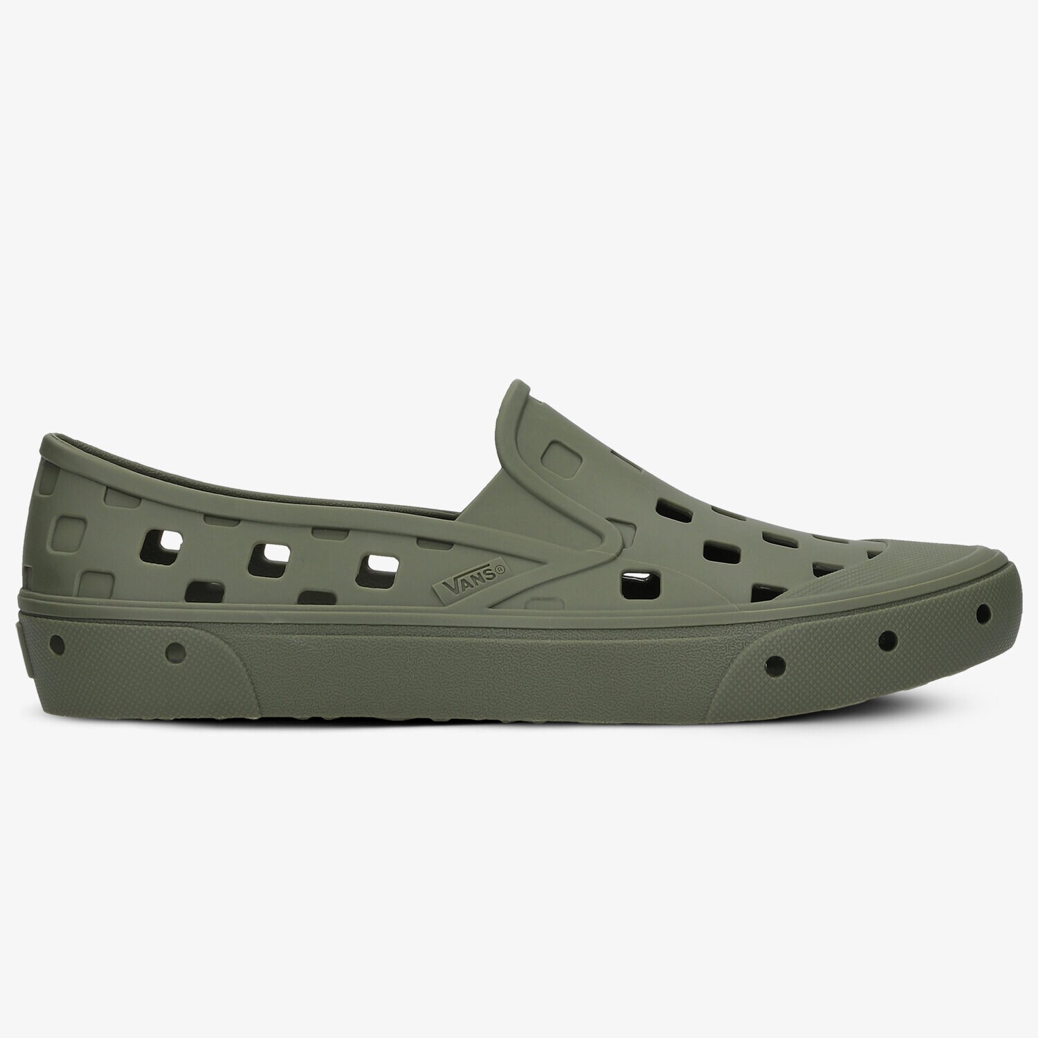 pánské skate boty (skateboardové) VANS UA TREK SLIP-ON VN0A5HF850K1 KHAKI