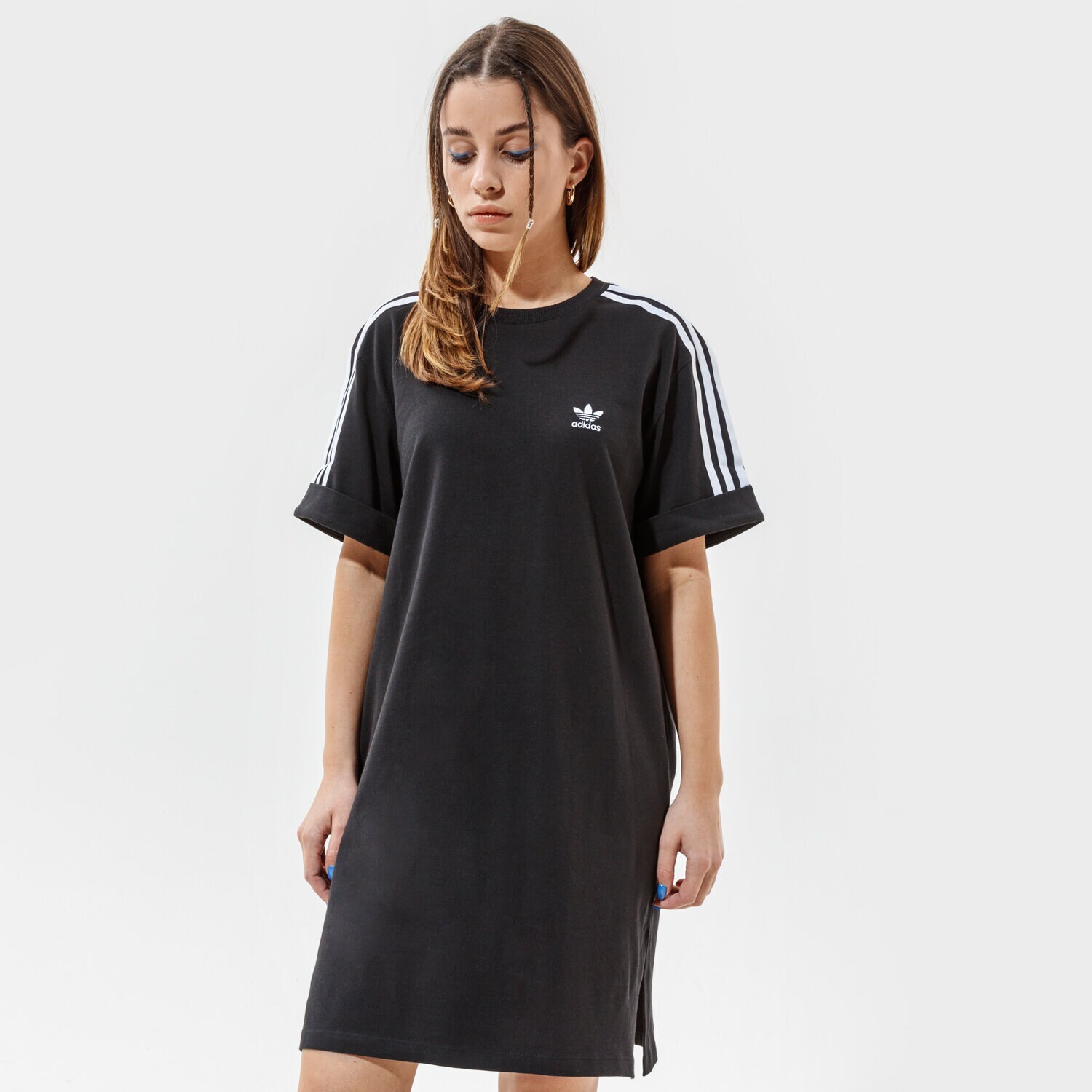 dámské šaty ADIDAS ŠATY TEE DRESS GN2777 ČERNÁ