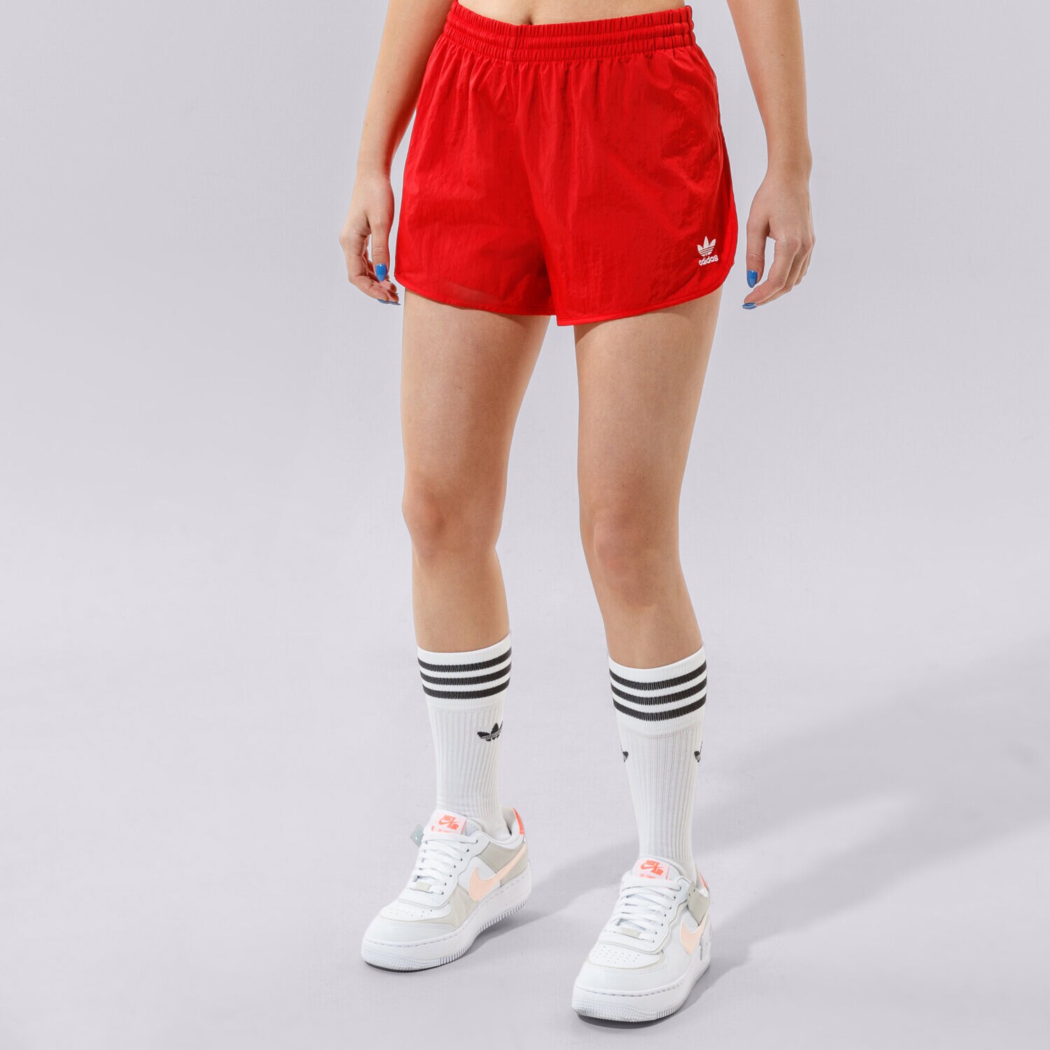 dámské kraťasy ADIDAS ŠORTKY  3STR SHORTS GN2886 ČERVENÁ
