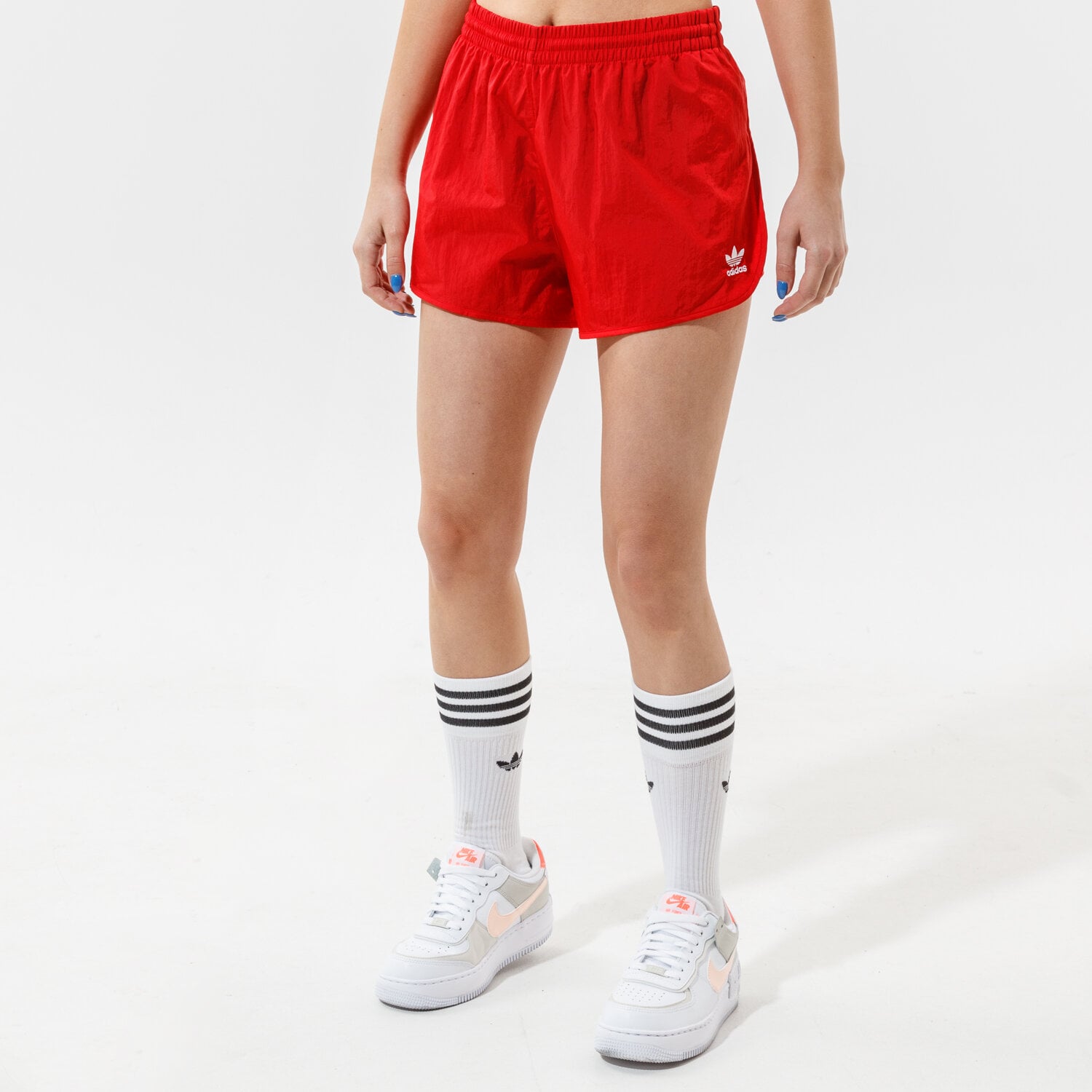 dámské kraťasy ADIDAS ŠORTKY  3STR SHORTS GN2886 ČERVENÁ