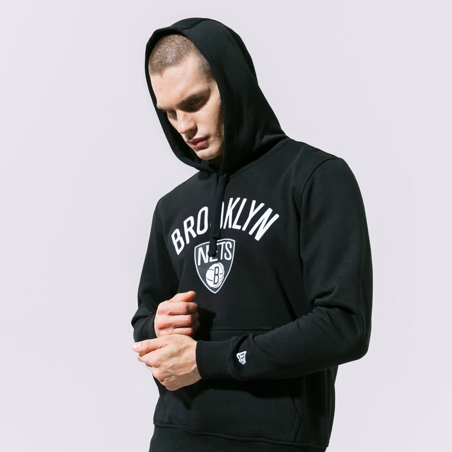 pánská mikina NEW ERA MIKINA NBA TOP 6 BROOKLYN NETS BLK BROOKLYN NETS BLK 11530762 ČERNÁ