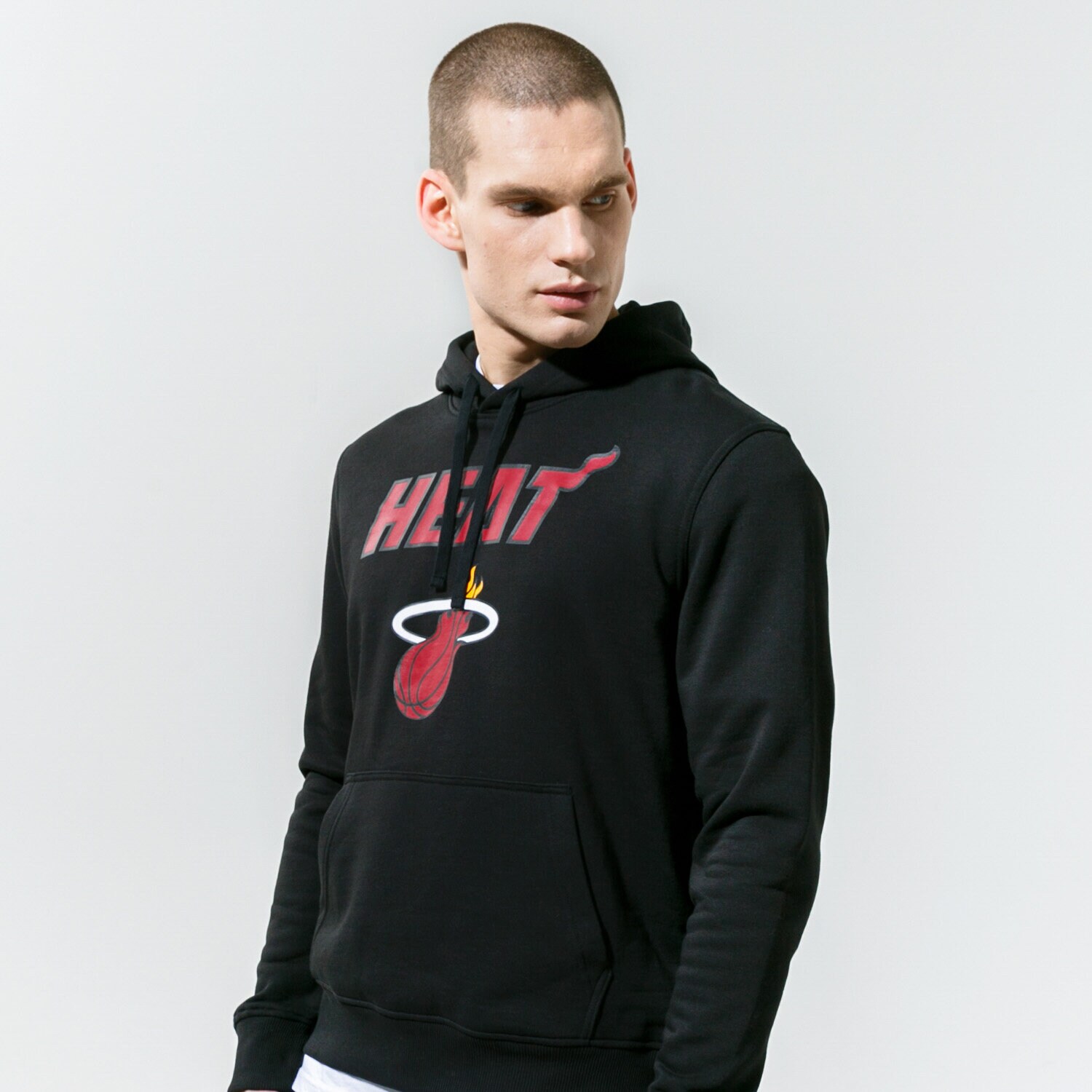 pánská mikina NEW ERA MIKINA NBA TOP 6 MIAMI HEAT MIAMI HEAT BLK 11530757 ČERNÁ