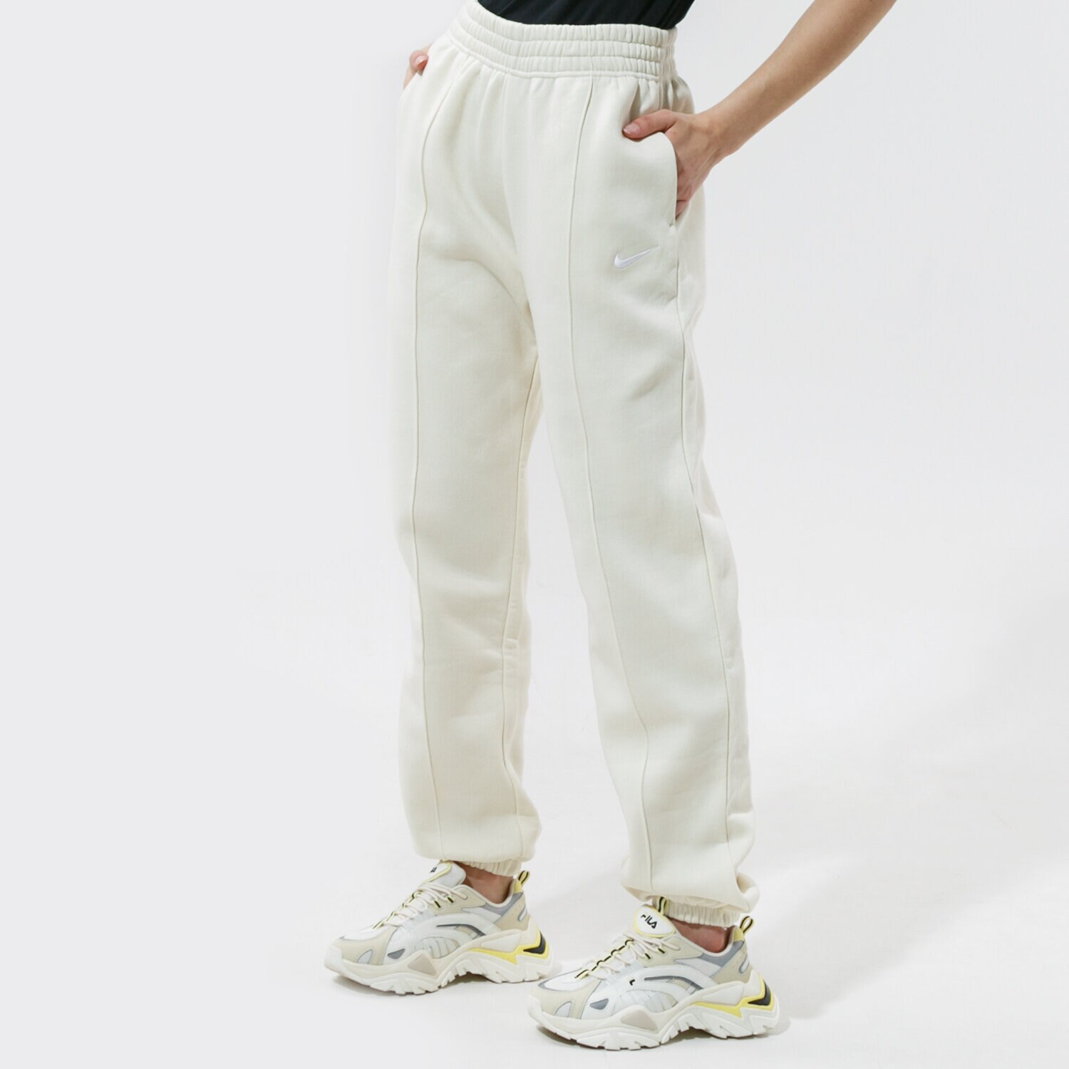 dámské kalhoty NIKE KALHOTY  SPORTSWEAR ESSENTIAL BV4089-113 BÉŽOVÁ