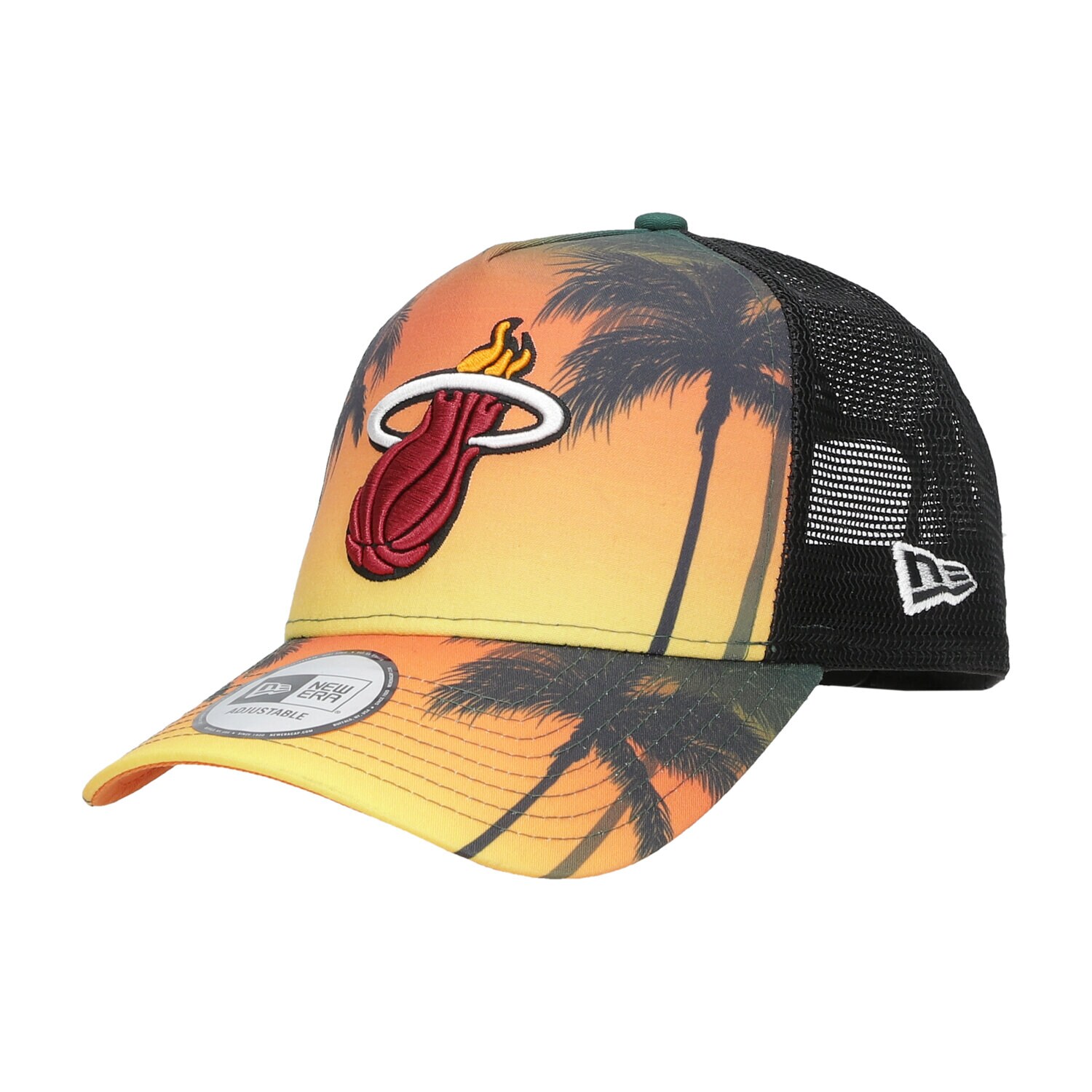 pánská kšiltovka NEW ERA ČEPICE SUMMER CITY TRUCKER HEAT MIAMI HEAT BLK 60137589 VÍCEBAREVNÁ