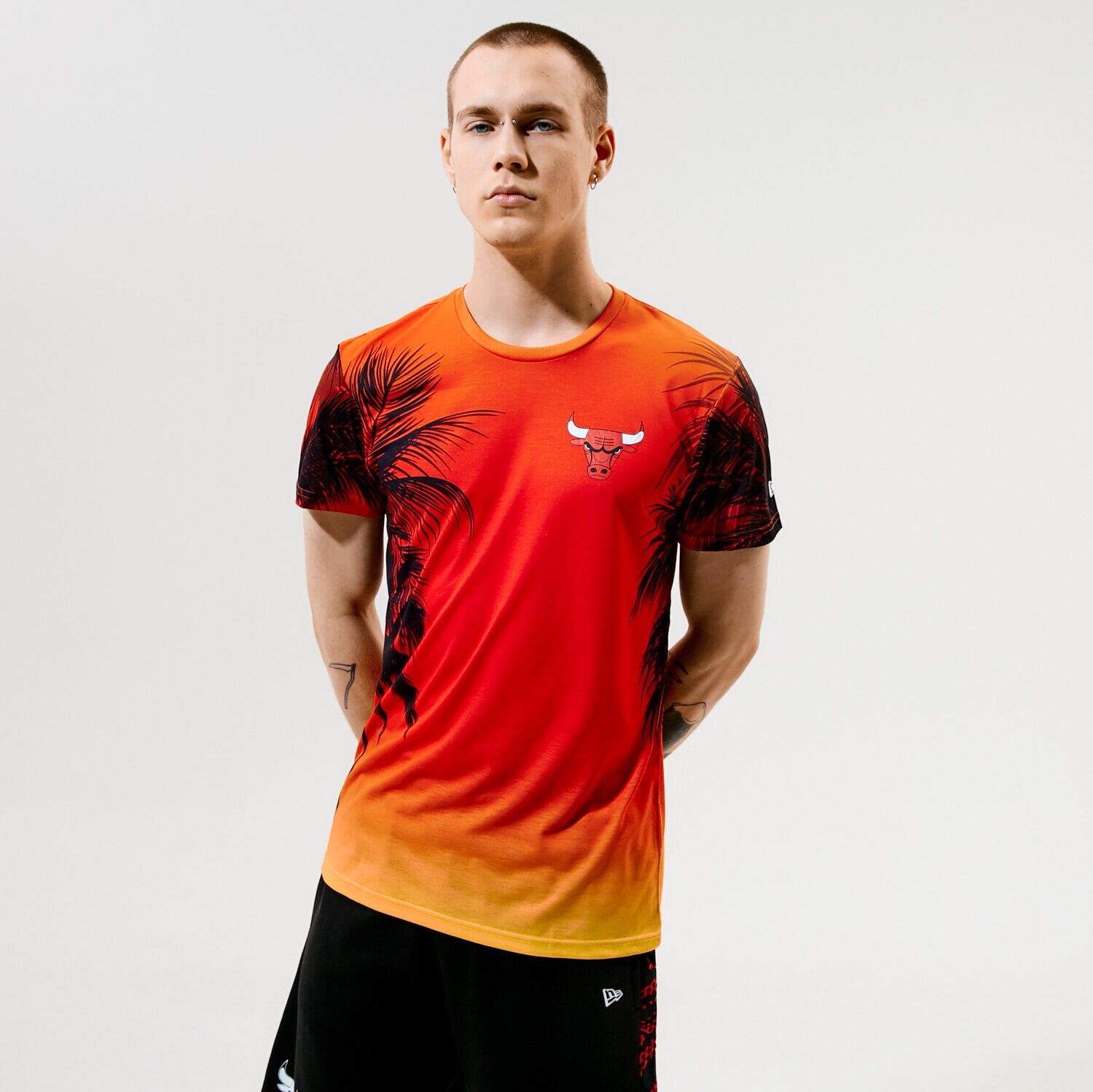 pánské tričko NEW ERA TRIČKO SUMMER CITY BULLS 12720095 VÍCEBAREVNÁ