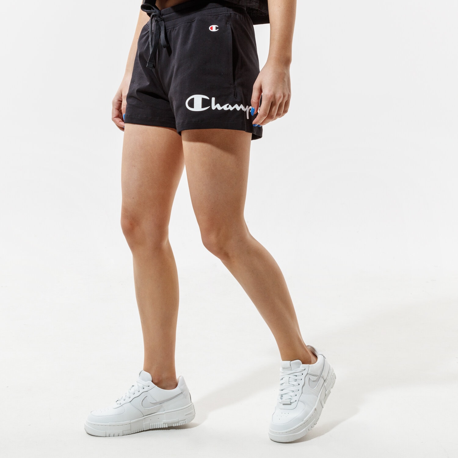 dámské kraťasy CHAMPION ŠORTKY  SHORTS 112622KK001 ČERNÁ