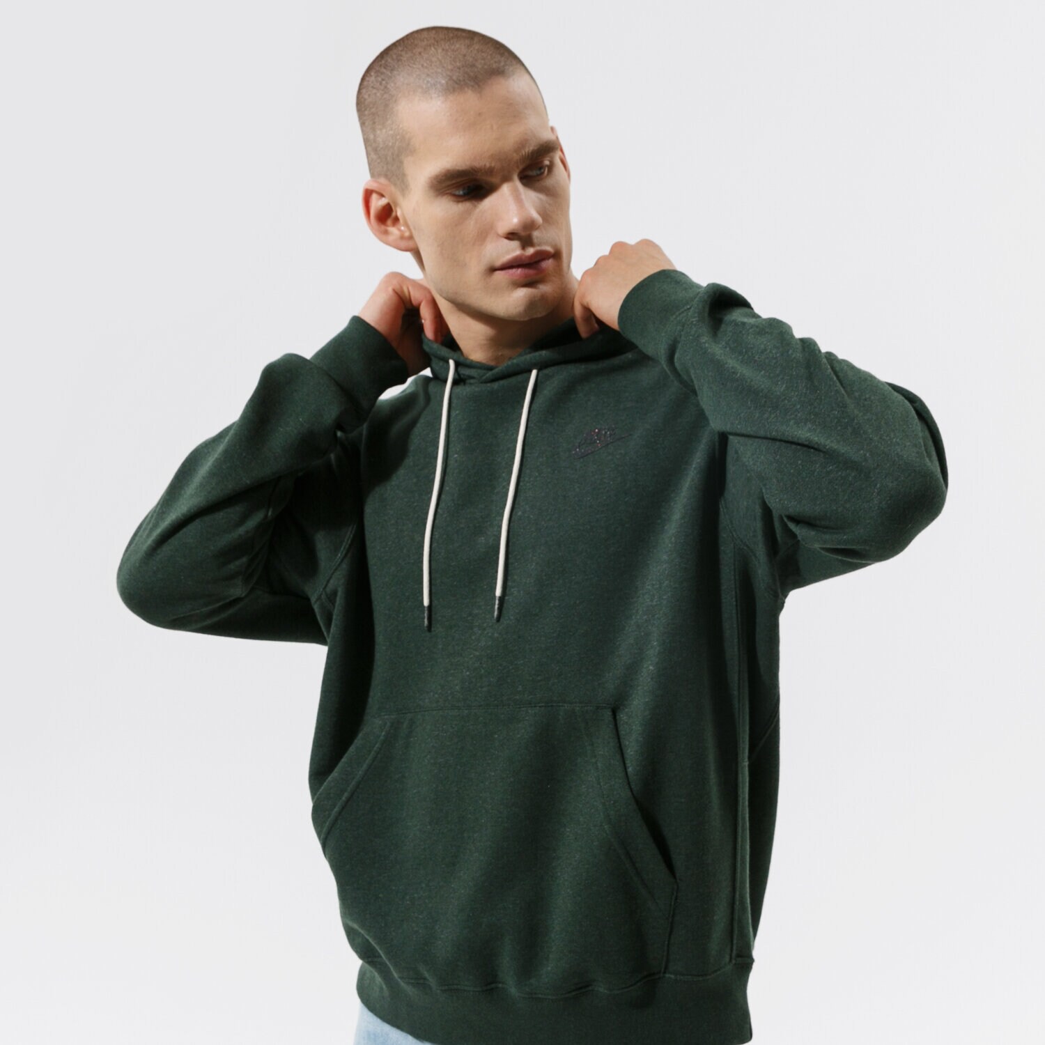 pánská mikina NIKE MIKINA SPORTSWEAR DA0680-337 ZELENÁ