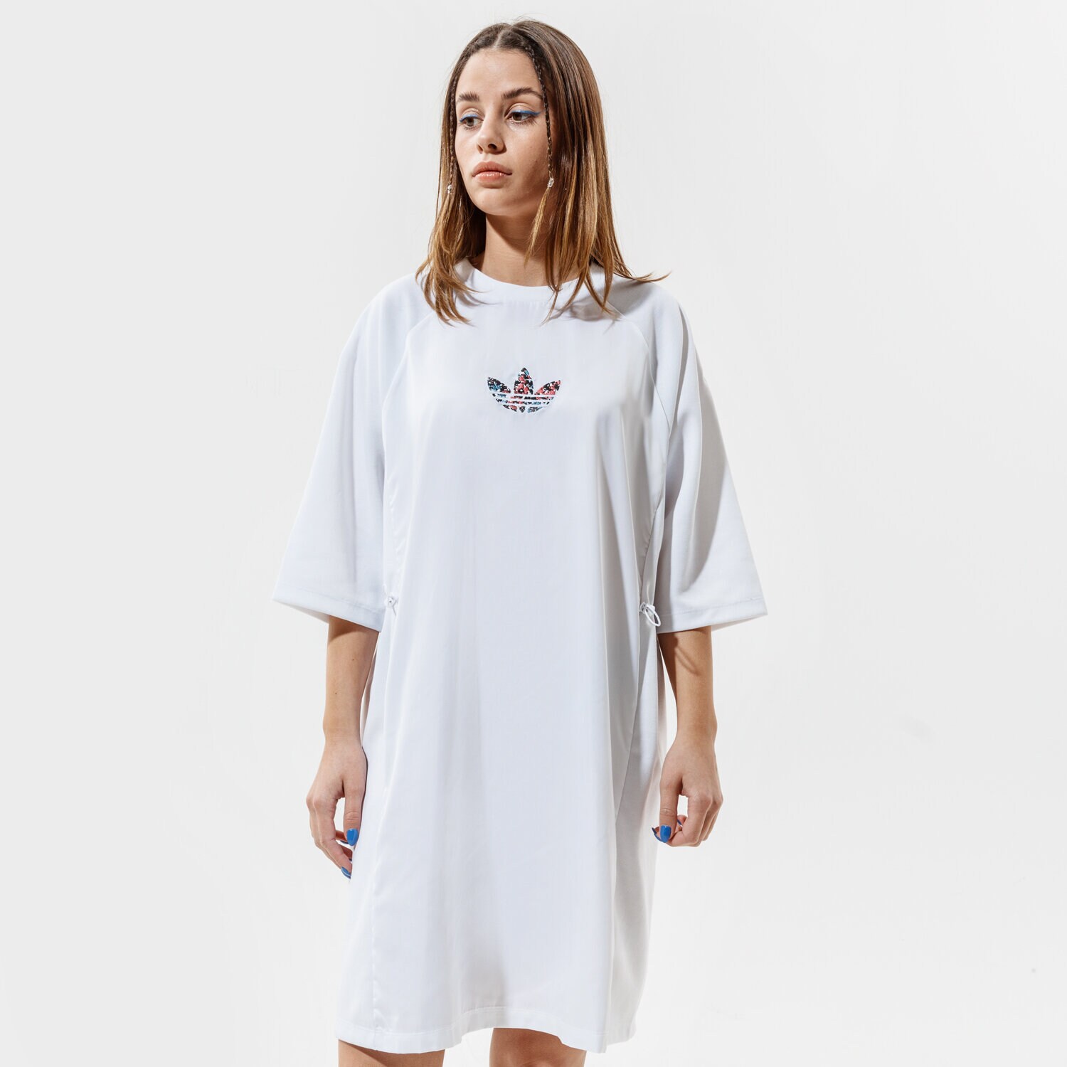 dámské šaty ADIDAS ŠATY TEE DRESS GN3115 BÍLÁ