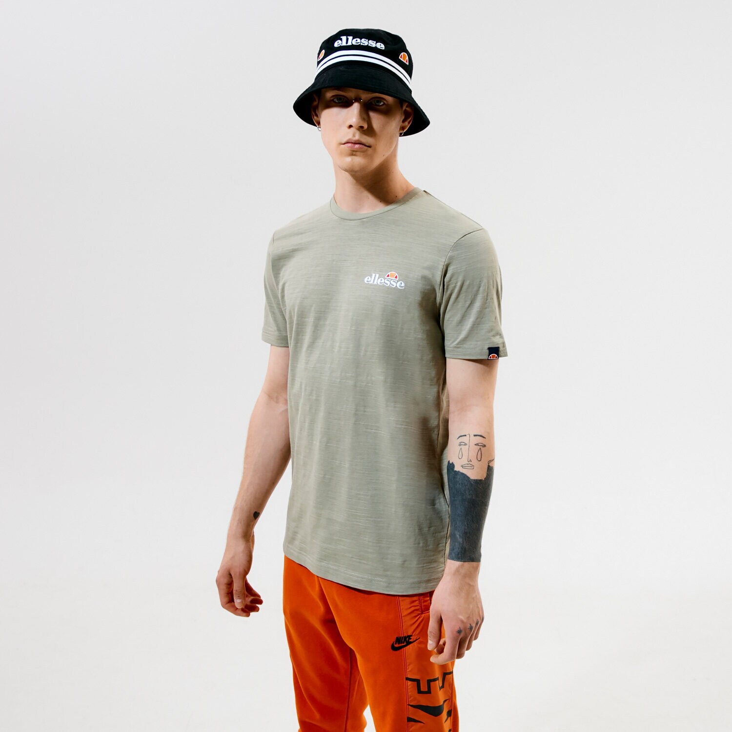 pánské tričko ELLESSE TRIČKO MILLE TEE KHA SHJ11941506 KHAKI