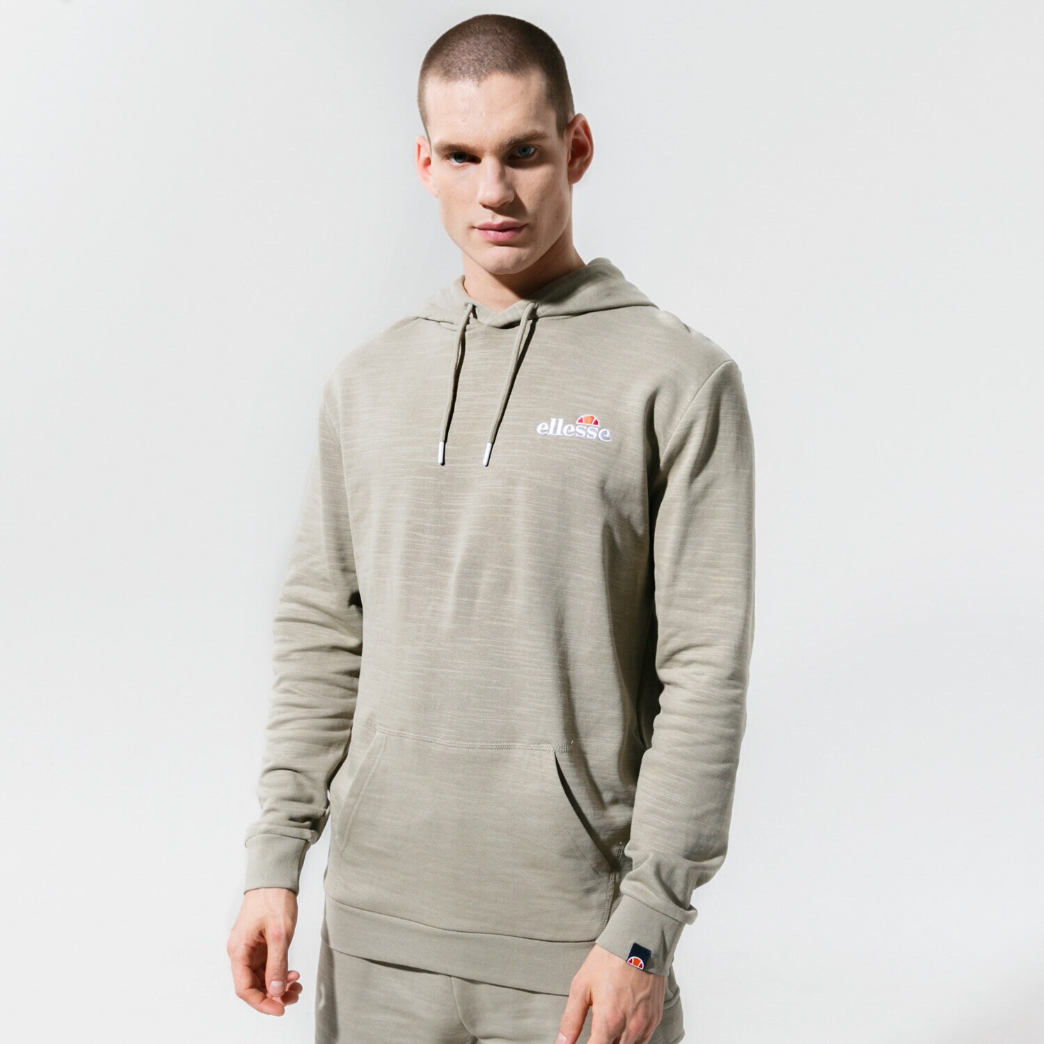 pánská mikina ELLESSE MIKINA S KAPUCÍ PAC OH HOODY KHA SHJ11944506 KHAKI