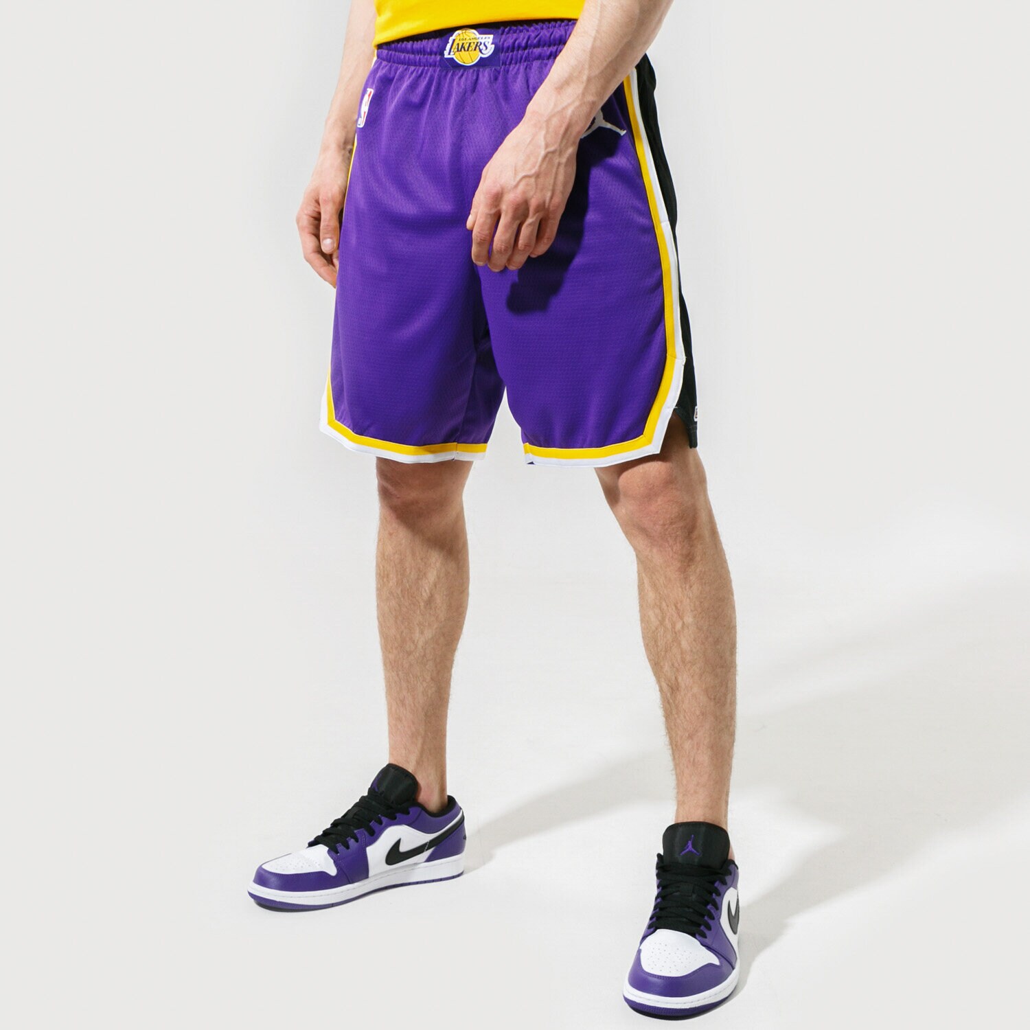 pánské kraťasy JORDAN ŠORTKY  LAKERS STATEMENT EDITION 2020 NBA CV9564-504 FIALOVÁ