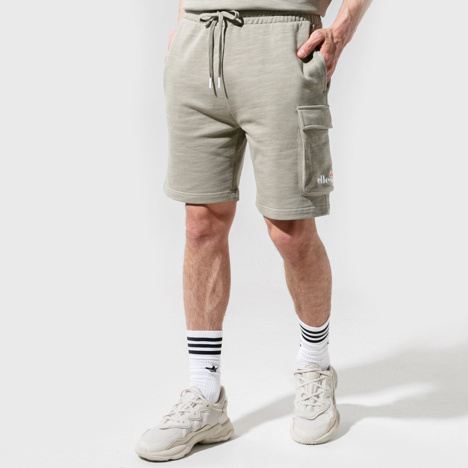 pánské kraťasy ELLESSE ŠORTKY  BASTA SHORT KHA SHJ11947506 KHAKI