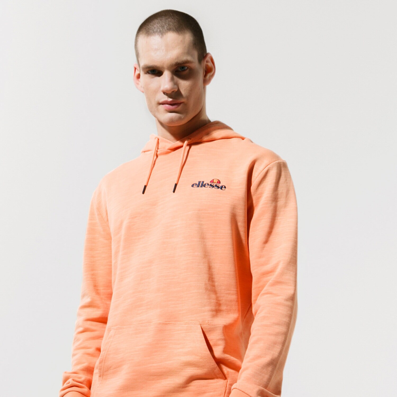 pánská mikina ELLESSE MIKINA S KAPUCÍ PAC OH HOODY ORNG SHJ11944704 ORANŽOVÁ
