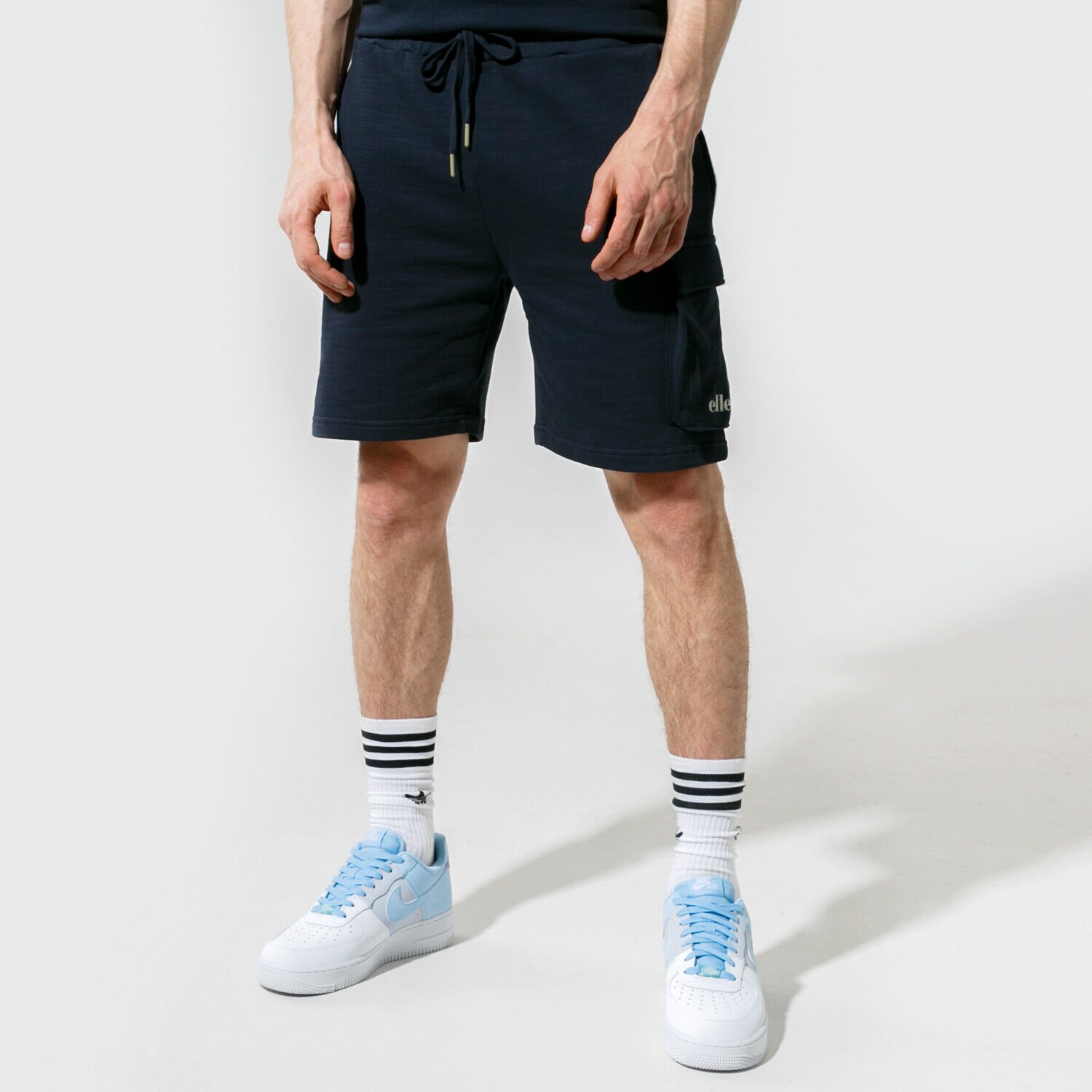 pánské kraťasy ELLESSE ŠORTKY  BASTA SHORT NAVY SHJ11947429 TMAVOMODRÁ