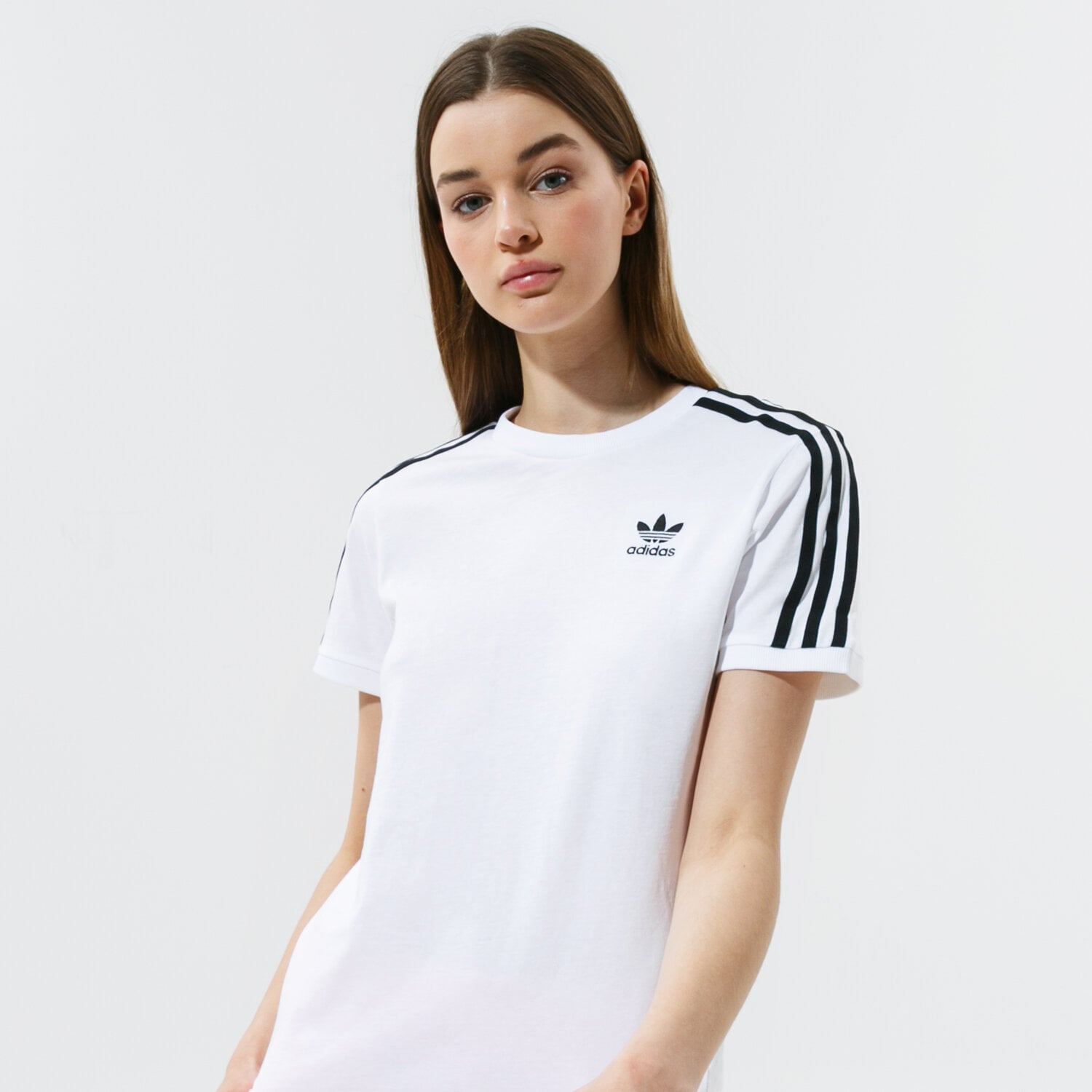 dámské tričko ADIDAS TRIČKO 3 STRIPES TEE #GN2913 BÍLÁ