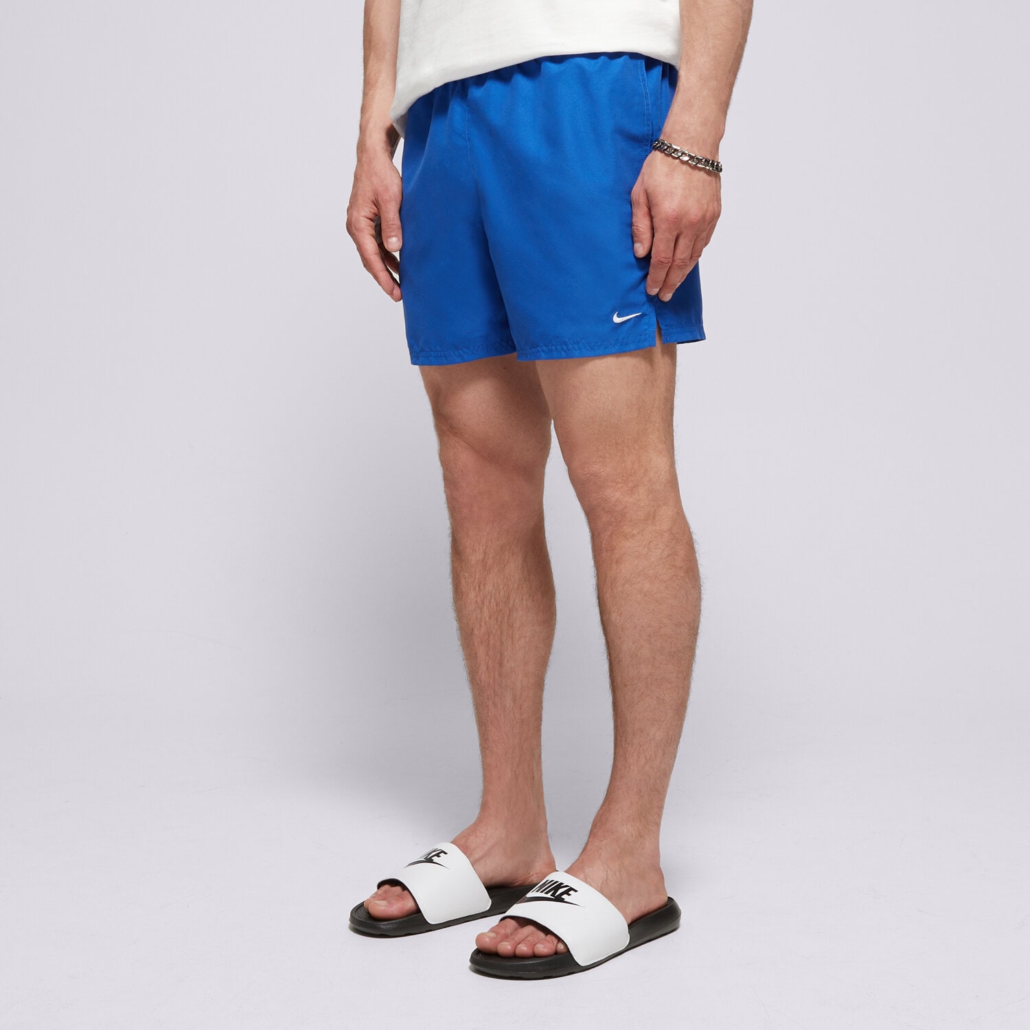 pánské kraťasy NIKE SWIM ŠORTKY  ESSENTIAL 5" NESSA560-494 MODRÁ