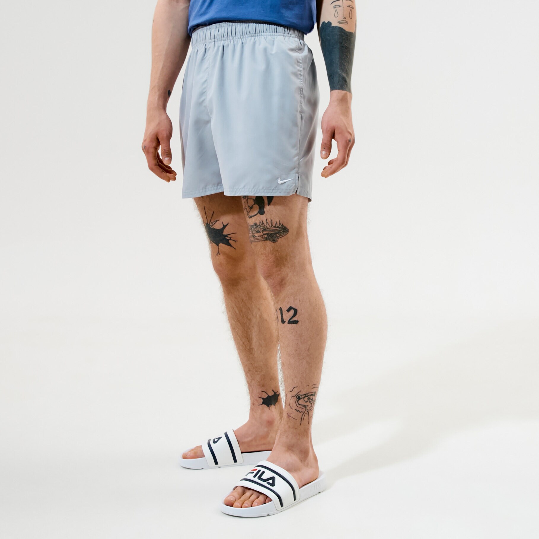 pánské kraťasy NIKESWIM ŠORTKY  ESSENTIAL 5" NESSA560-079 MODRÁ