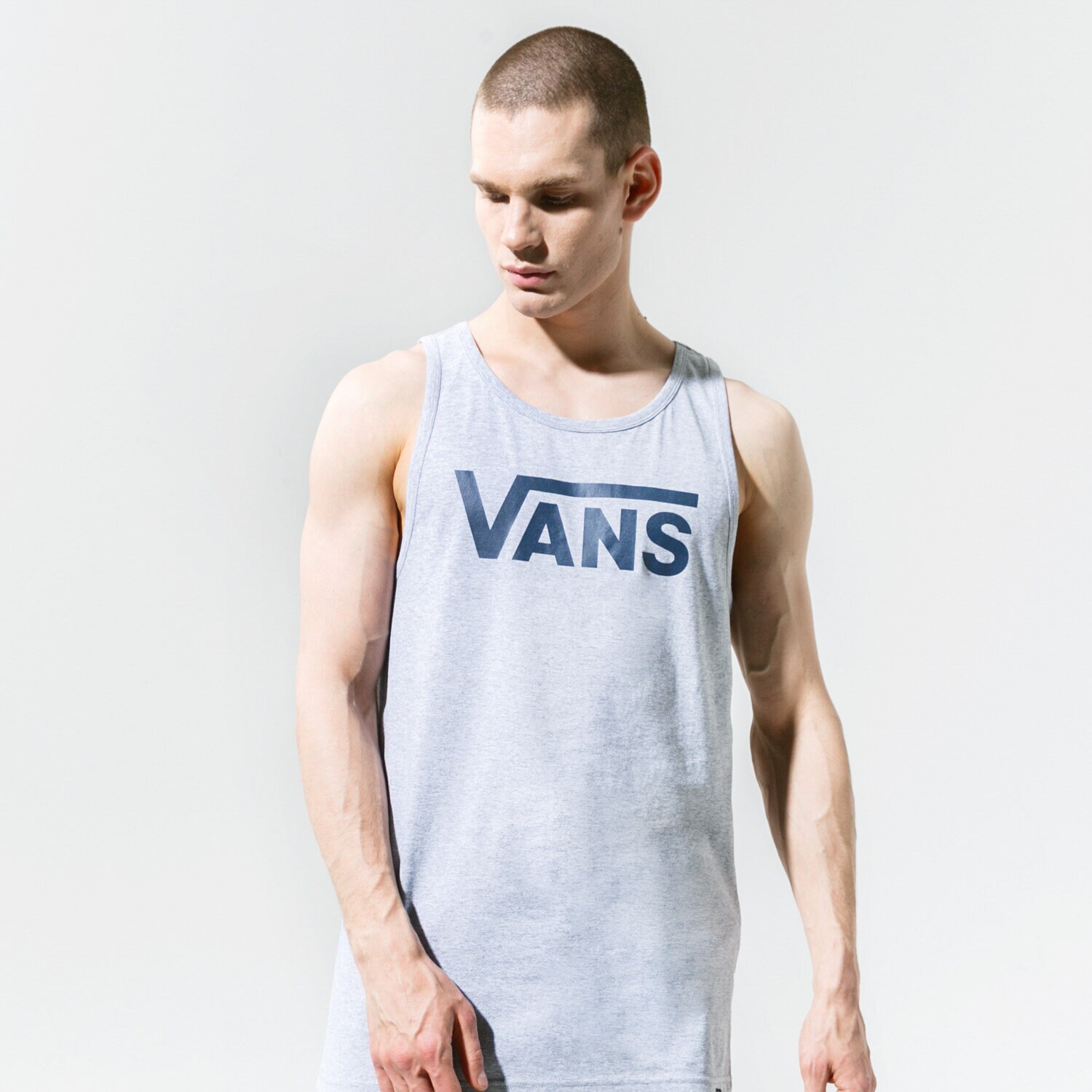 pánská košile VANS TOP VANS CLASSIC TOP VN000Y8VATH1 ŠEDÁ